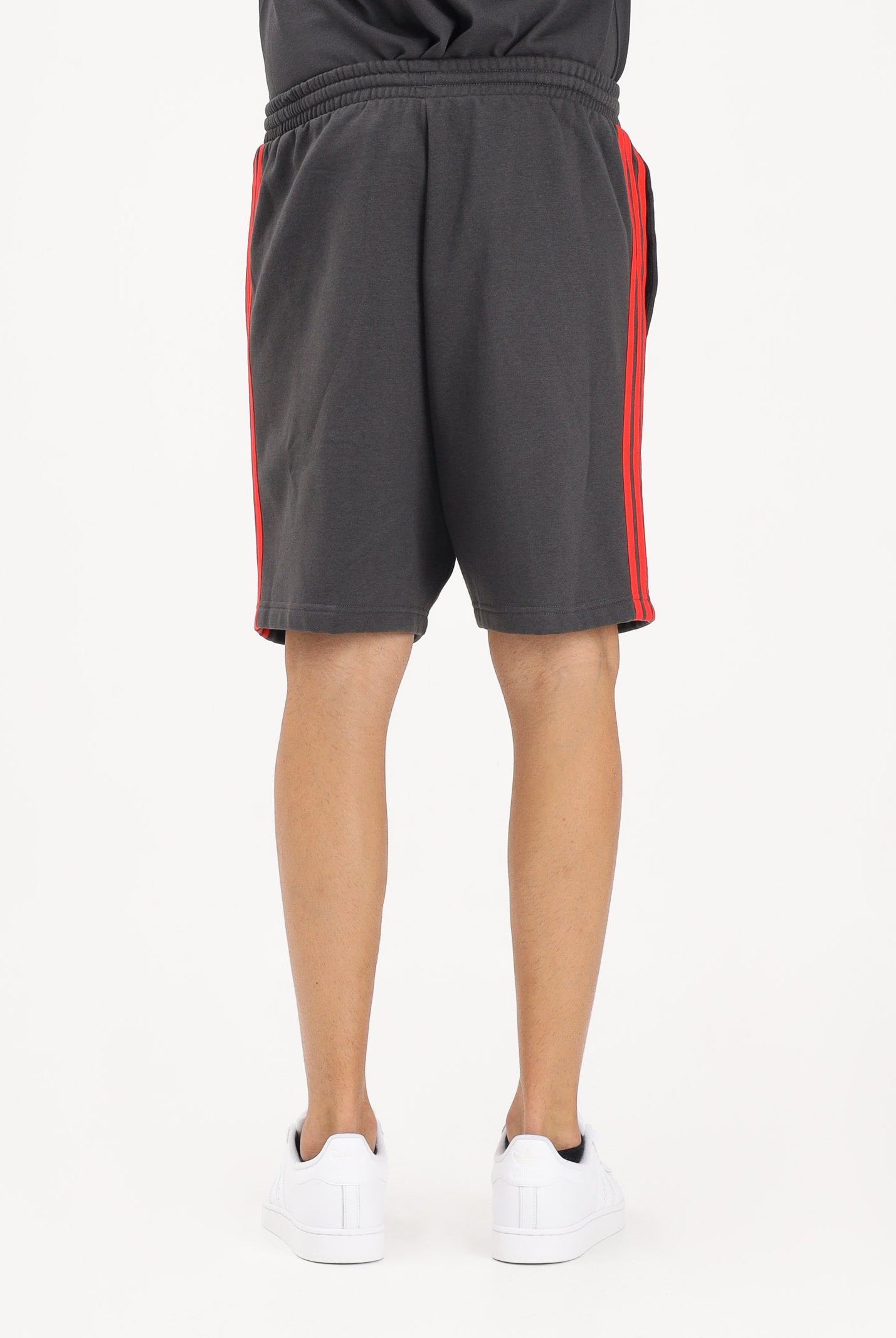 ADIDAS PERFORMANCE Shorts sportivo DNA del team Audi Revolut F1® grigio e rosso da uomo KE6786 . ADIDAS PERFORMANCE