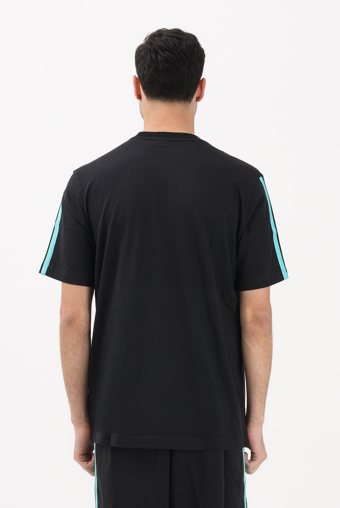 ADIDAS PERFORMANCE T-shirt a manica corta MERCEDES-AMG PETRONAS FORMULA 1 TEAM DNA nera da uomo KE8161 . ADIDAS PERFORMANCE