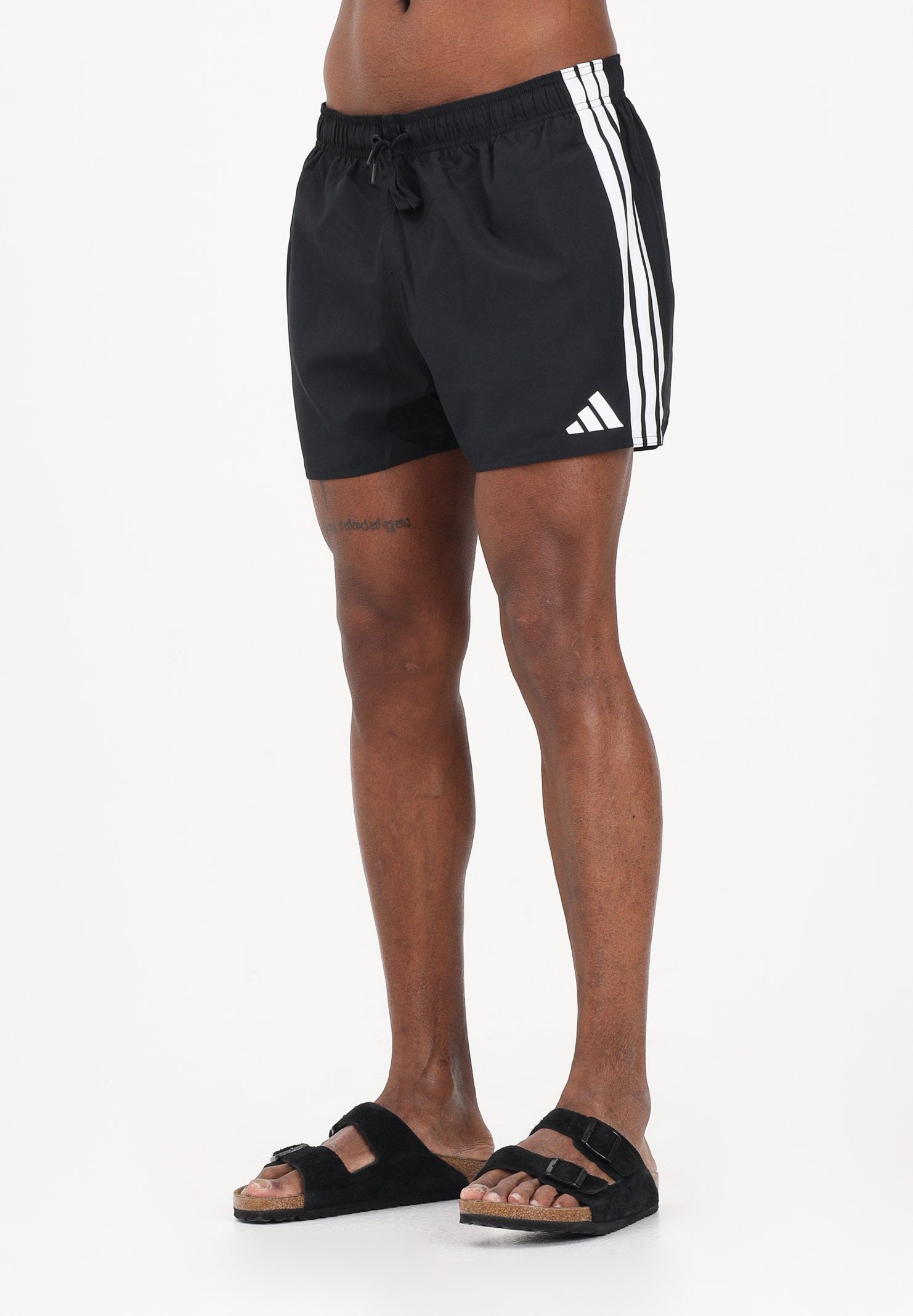 ADIDAS PERFORMANCE Shorts mare 3-Stripes nero da uomo JG1031 . ADIDAS PERFORMANCE