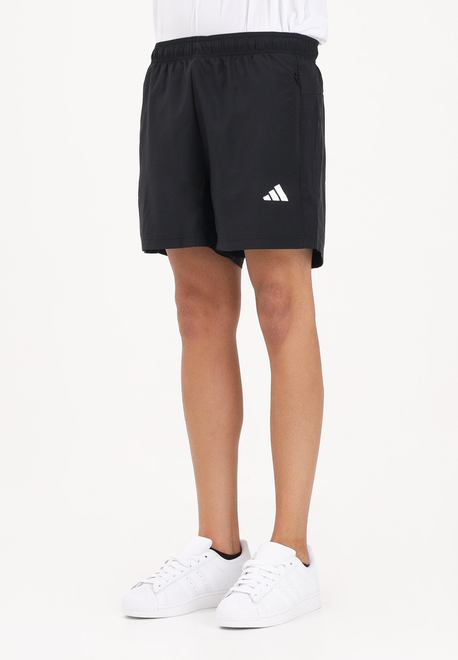ADIDAS PERFORMANCE Shorts ESSENTIALS BASE WOVEN nero da uomo KA3549 . ADIDAS PERFORMANCE