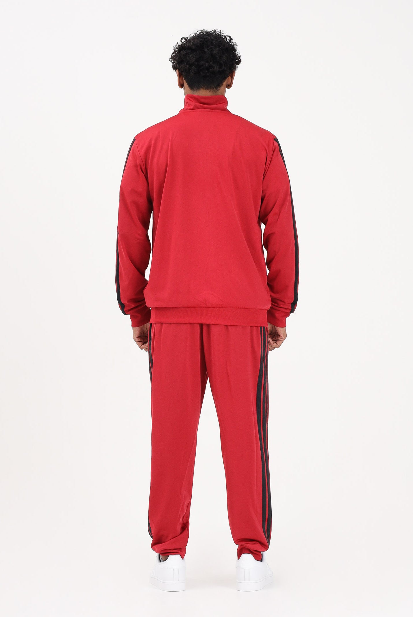 ADIDAS PERFORMANCE Tuta 3 Stripes Trefoil rossa da uomo KC1357 . ADIDAS PERFORMANCE