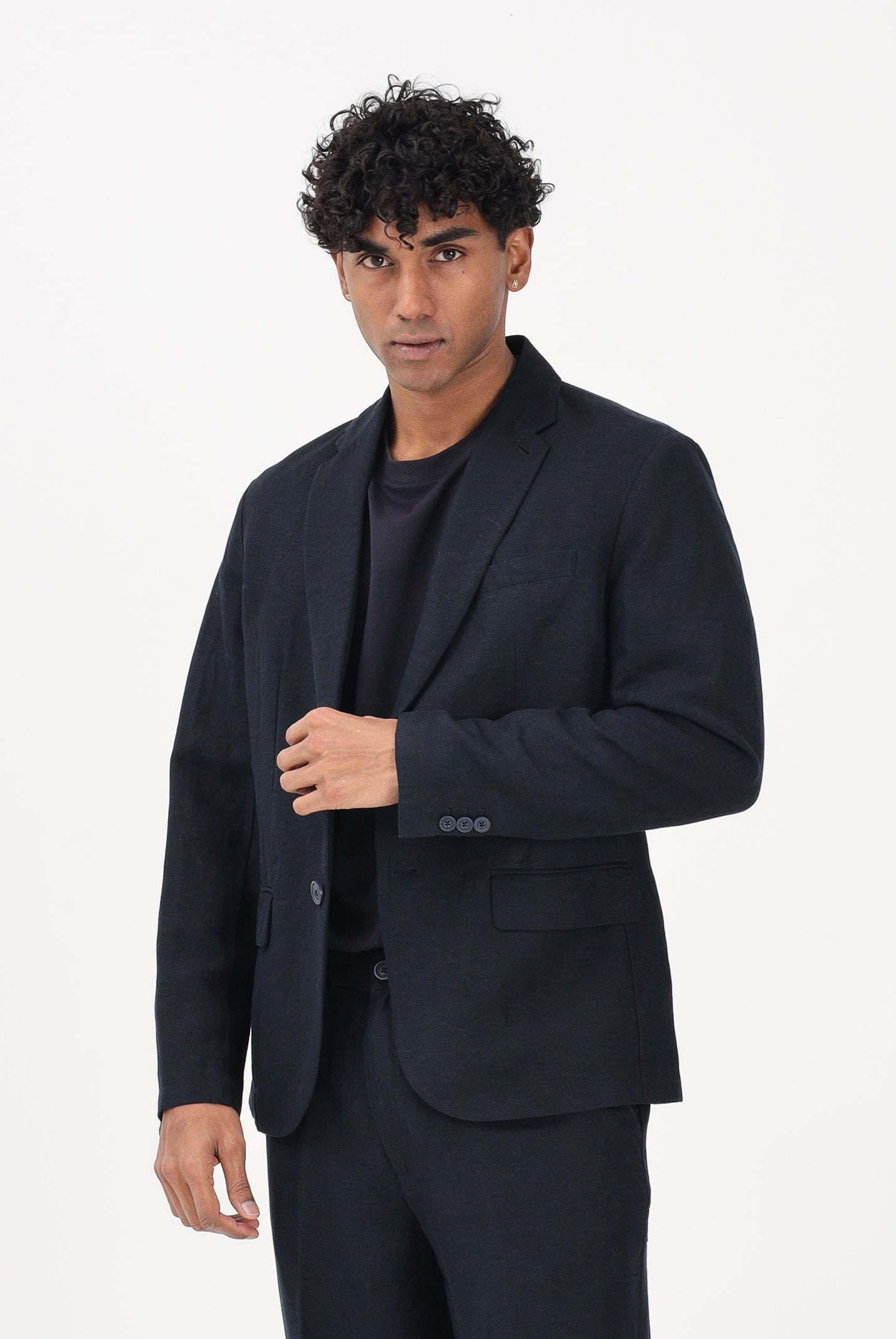 ARMANI EXCHANGE Giacca in lino blu da uomo 8NZG15ZNFNZ 1583 ARMANI EXCHANGE
