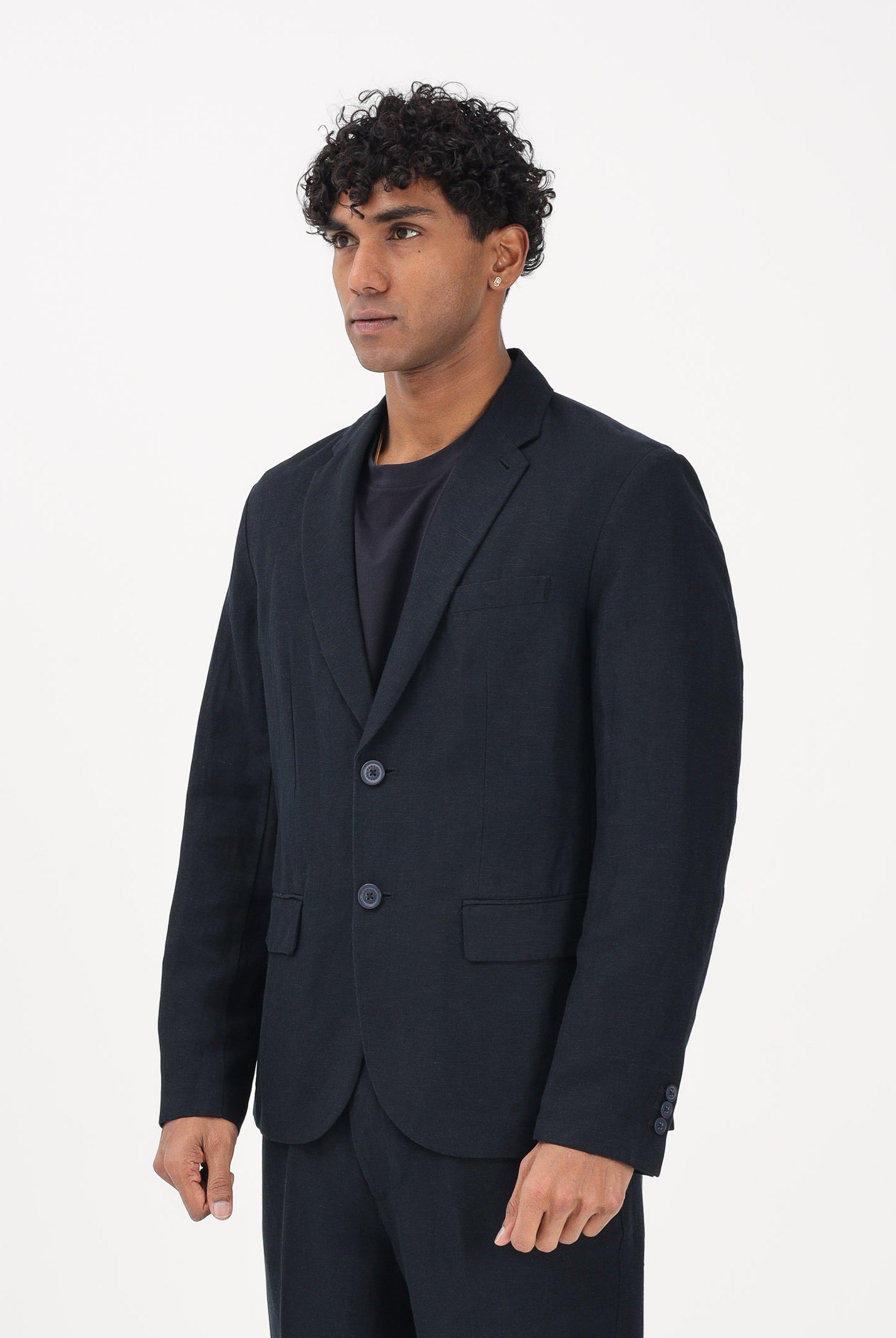 ARMANI EXCHANGE Giacca in lino blu da uomo 8NZG15ZNFNZ 1583 ARMANI EXCHANGE