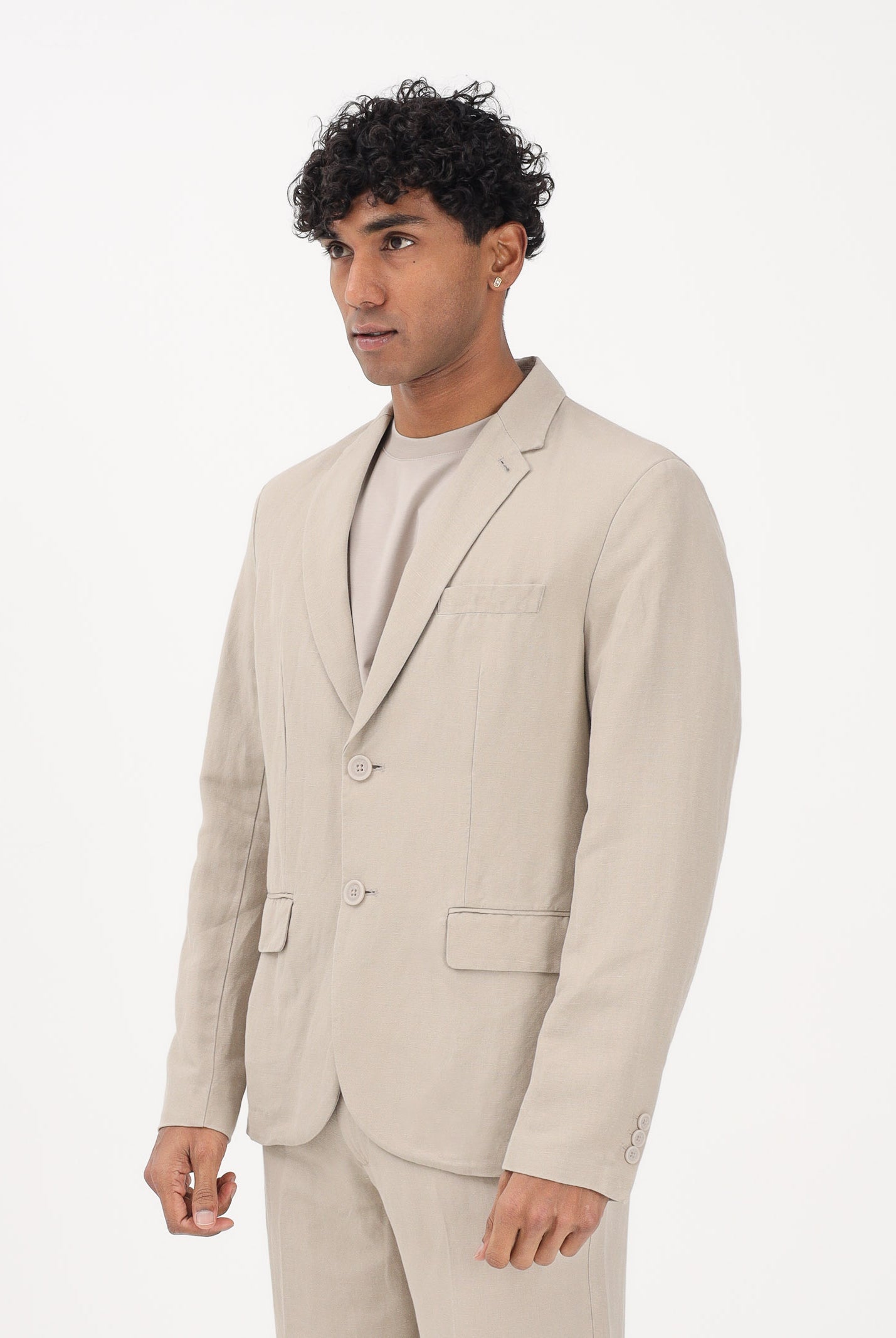 ARMANI EXCHANGE Giacca in lino beige da uomo 8NZG15ZNFNZ 1724 ARMANI EXCHANGE