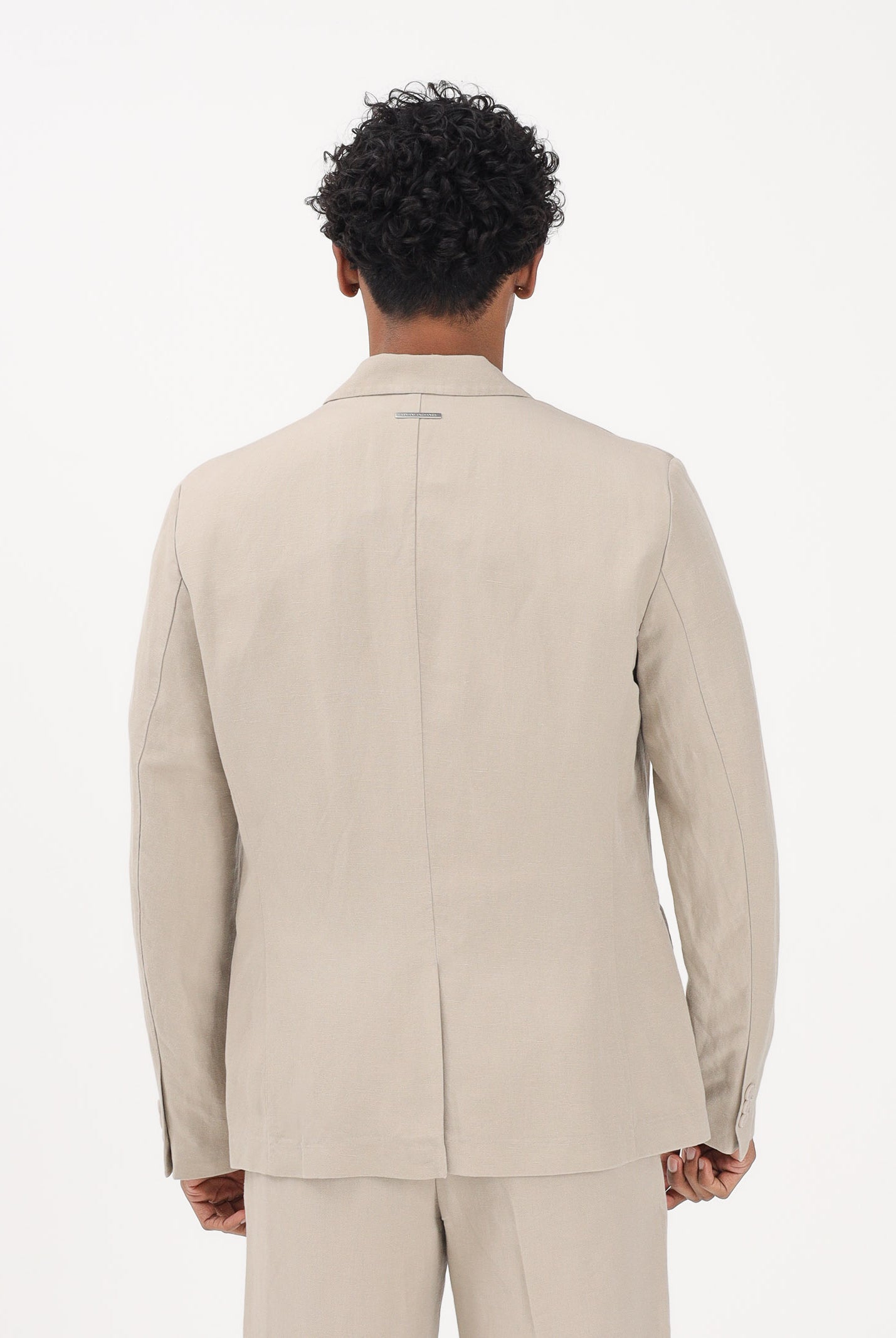 ARMANI EXCHANGE Giacca in lino beige da uomo 8NZG15ZNFNZ 1724 ARMANI EXCHANGE