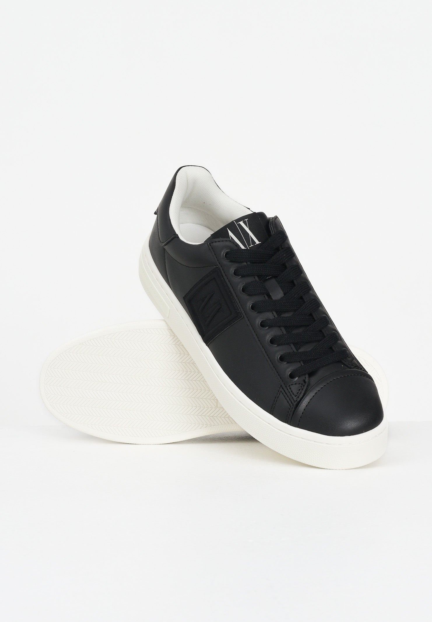 ARMANI EXCHANGE Sneakers nere da uomo con logo XM001990AF17451 UC001 ARMANI EXCHANGE