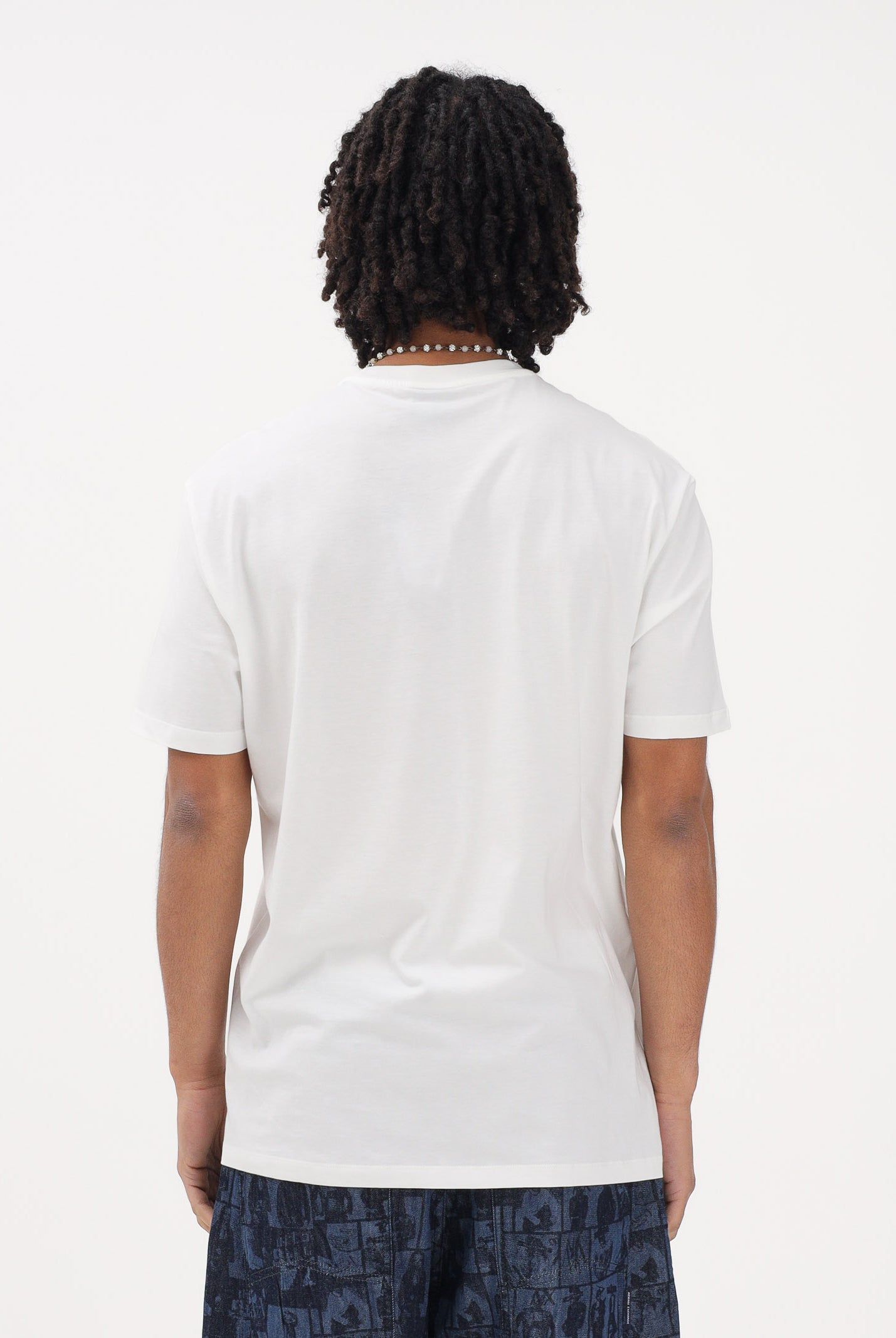 ARMANI EXCHANGE T-shirt a manica corta bianca da uomo con logo XM002178AF12308 U0009 ARMANI EXCHANGE