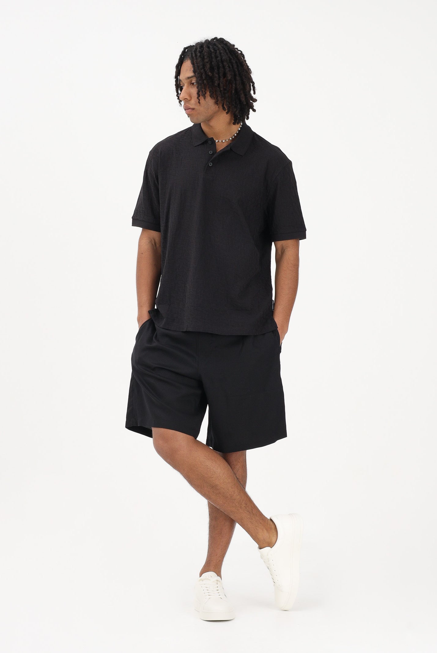 ARMANI EXCHANGE Shorts nero da uomo XM002299AF22715 UC001 ARMANI EXCHANGE