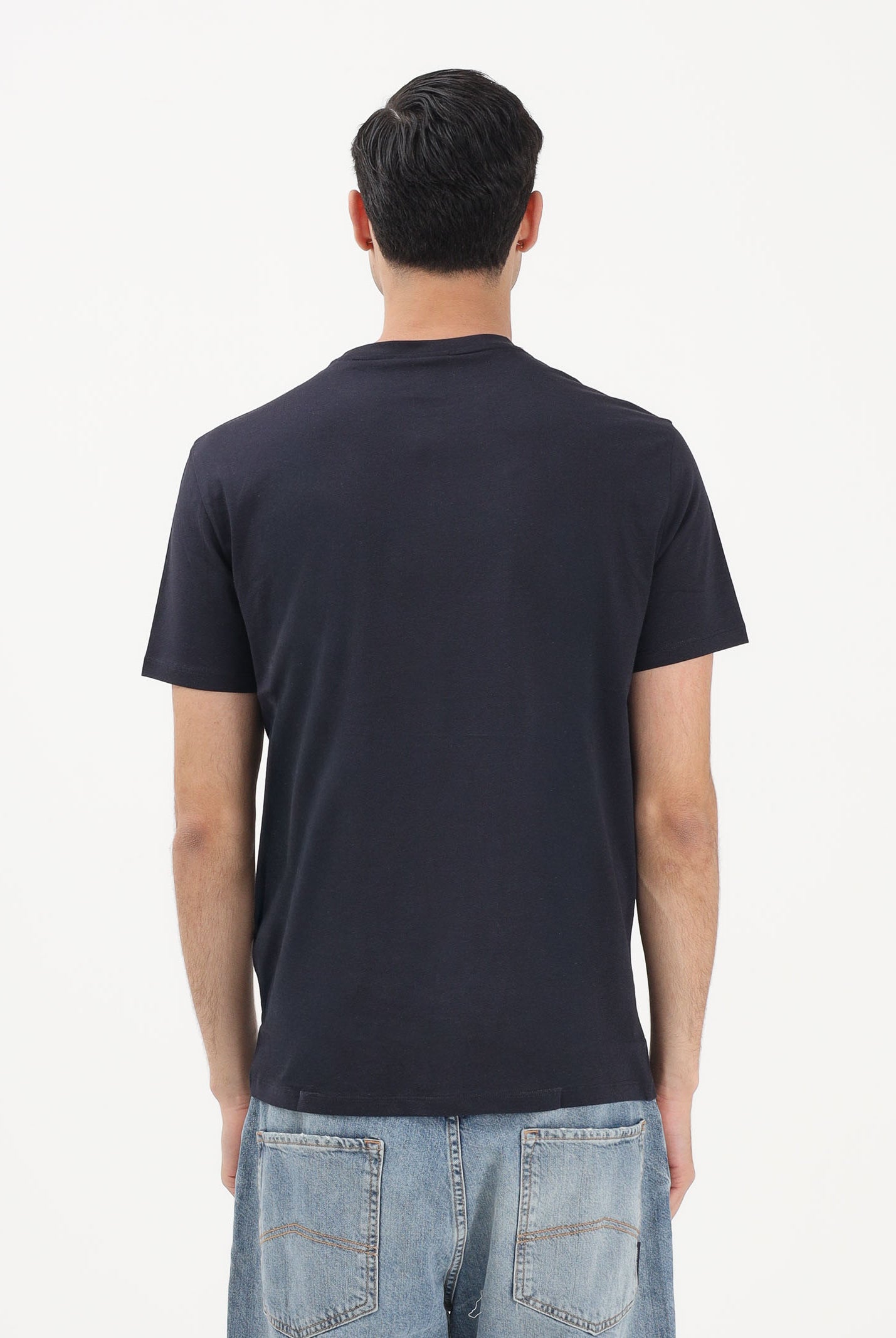 ARMANI EXCHANGE T-shirt a manica corta blu da uomo con stampa XM002472AF10356 UB101 ARMANI EXCHANGE