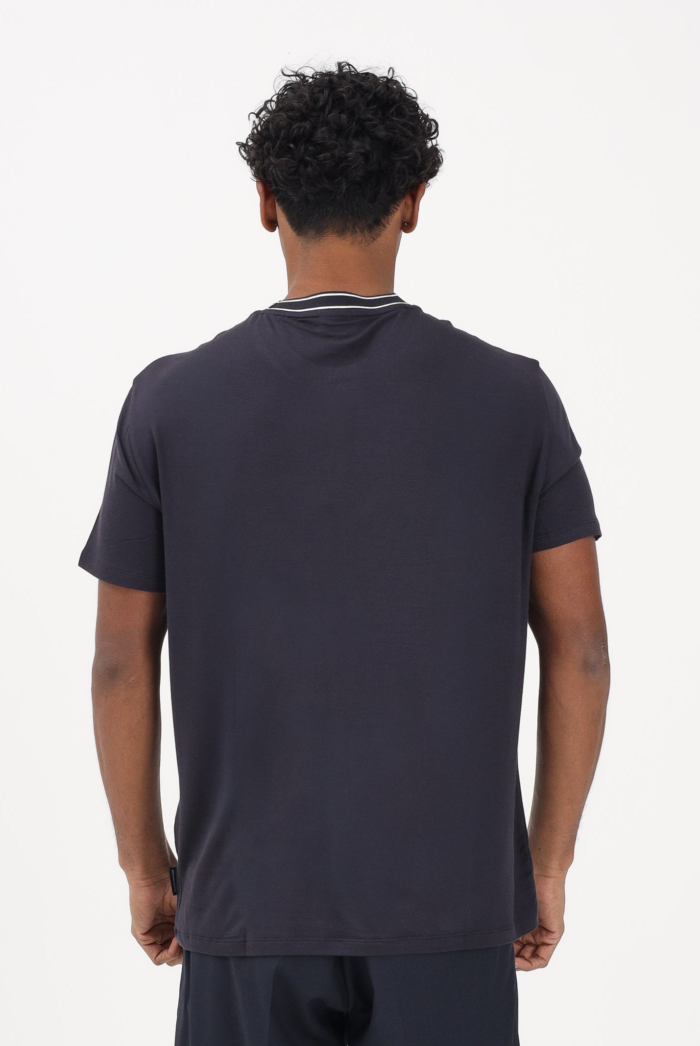 ARMANI EXCHANGE T-shirt a manica corta blu da uomo con logo AX XM002484AF21936 UB101 ARMANI EXCHANGE