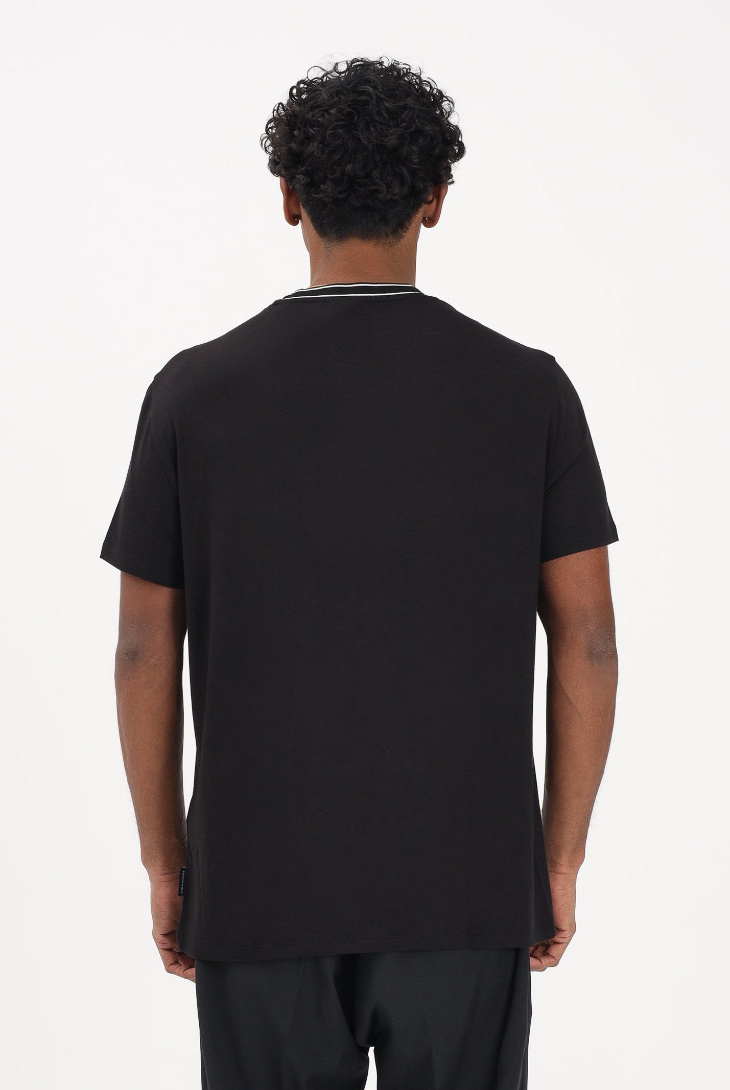 ARMANI EXCHANGE T-shirt a manica corta nera da uomo con logo AX XM002484AF21936 UC001 ARMANI EXCHANGE