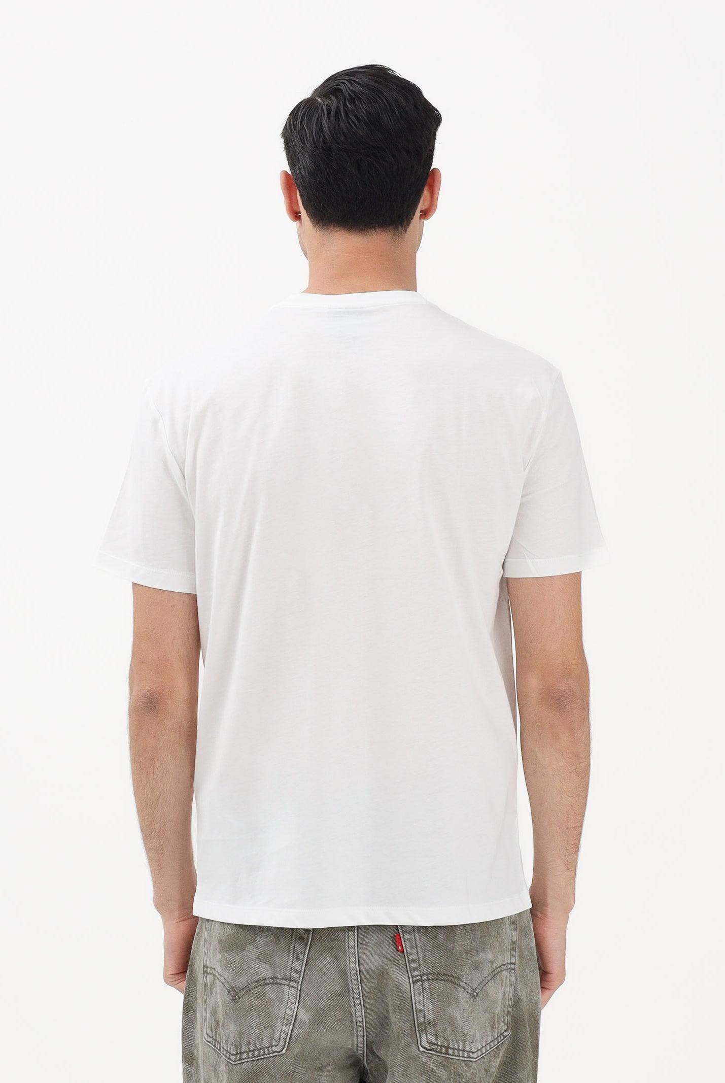 ARMANI EXCHANGE T-shirt a manica corta bianca da uomo con logo XM002785AF10358 U0009 ARMANI EXCHANGE