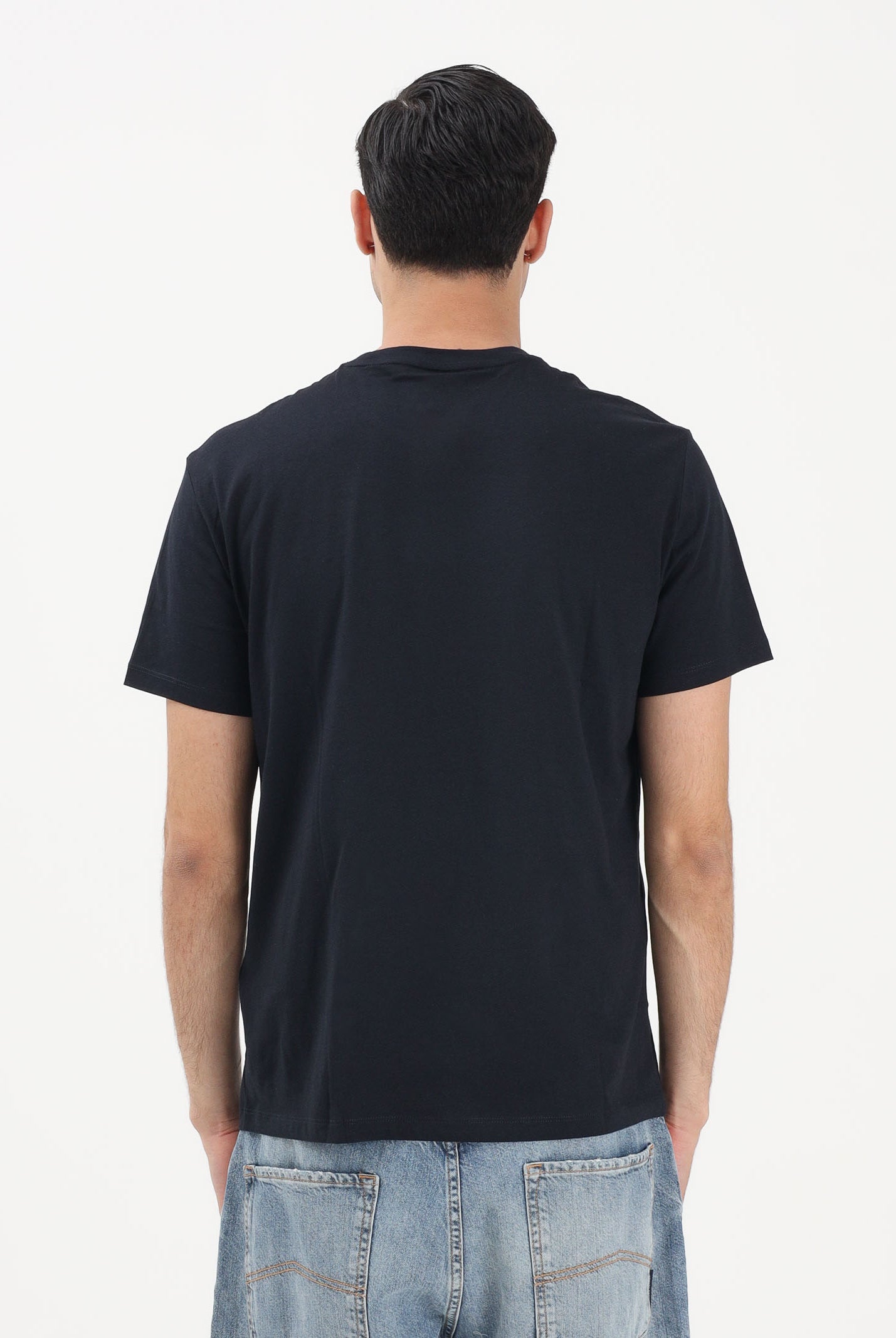 ARMANI EXCHANGE T-shirt a manica corta blu da uomo con logo XM002785AF10358 UB101 ARMANI EXCHANGE
