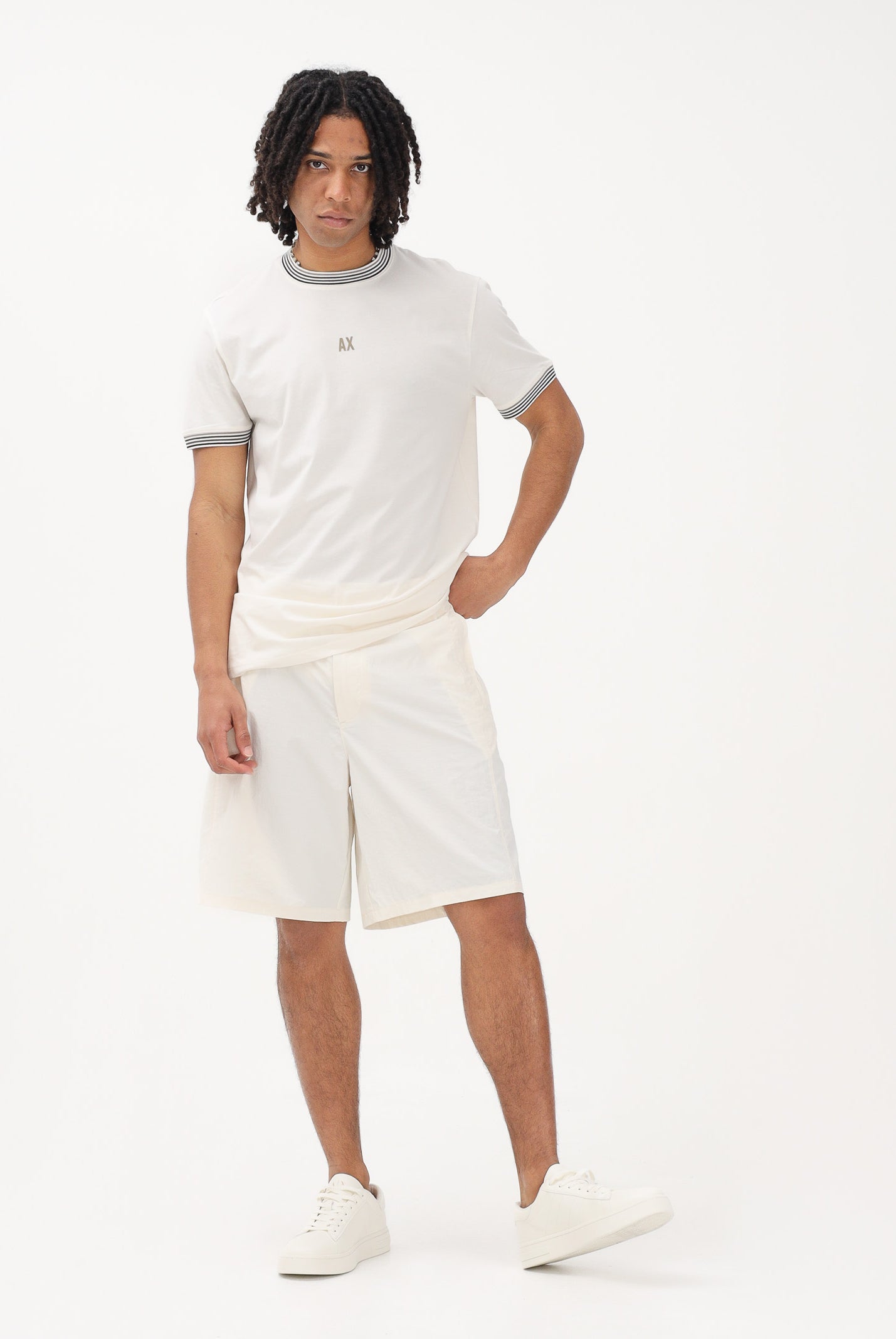 ARMANI EXCHANGE Shorts panna da uomo XM002879AF22504 U1074 ARMANI EXCHANGE