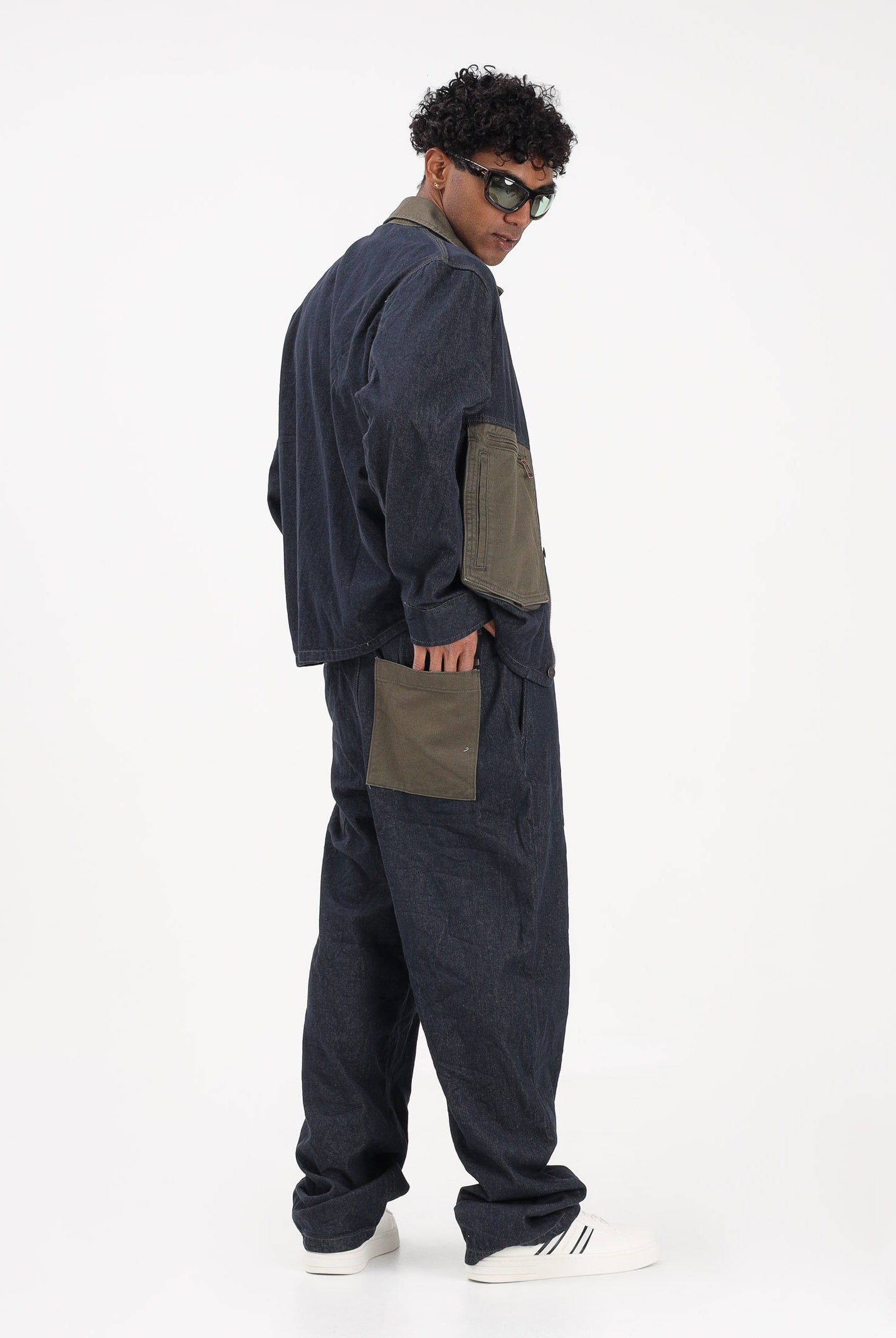 ARMANI EXCHANGE Jeans in denim blu da uomo con tasca a contrasto XM002882AF22508 MB001 ARMANI EXCHANGE