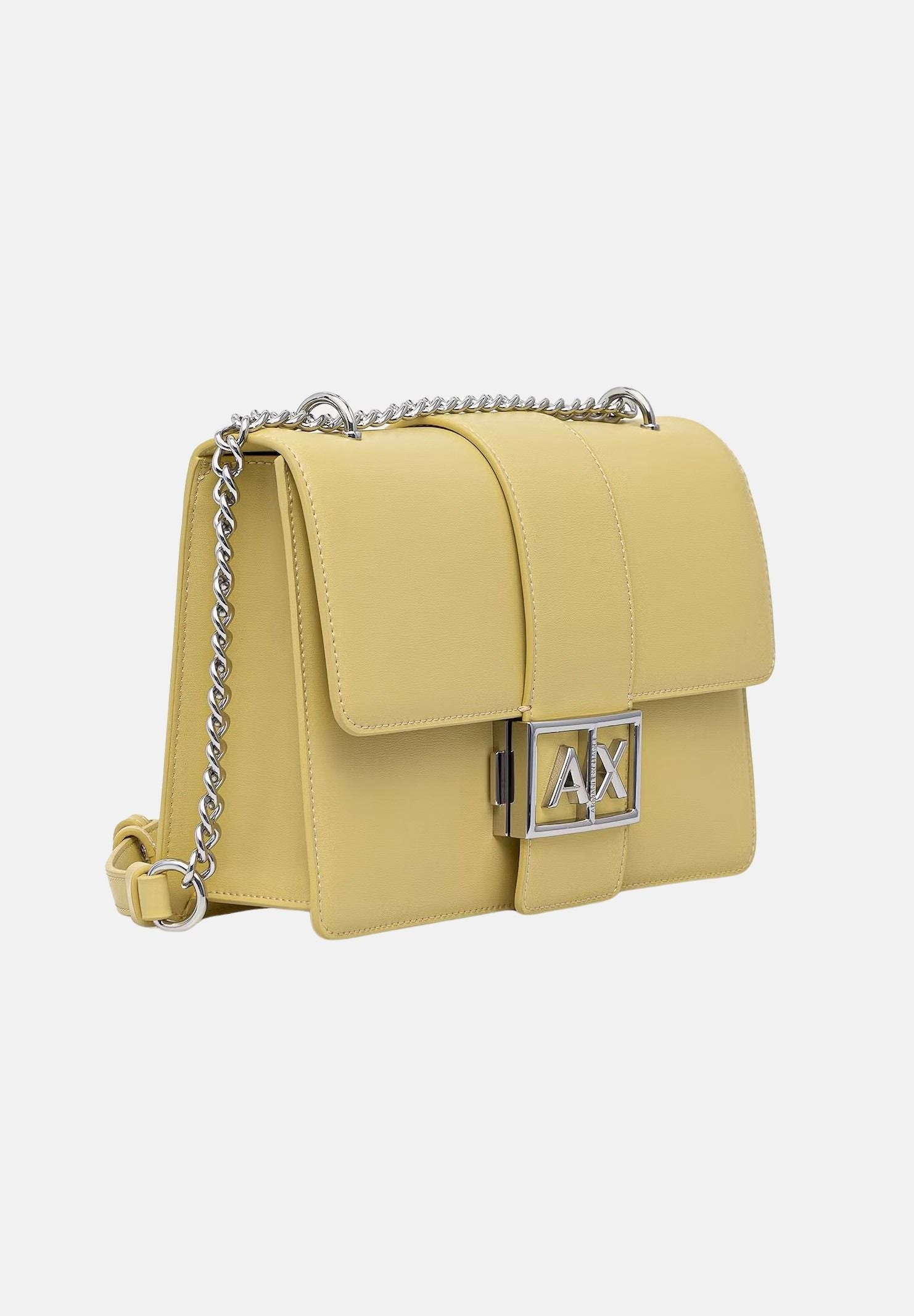 ARMANI EXCHANGE Borsa a tracolla gialla da donna con logo XW000070AF12039 U2149 ARMANI EXCHANGE