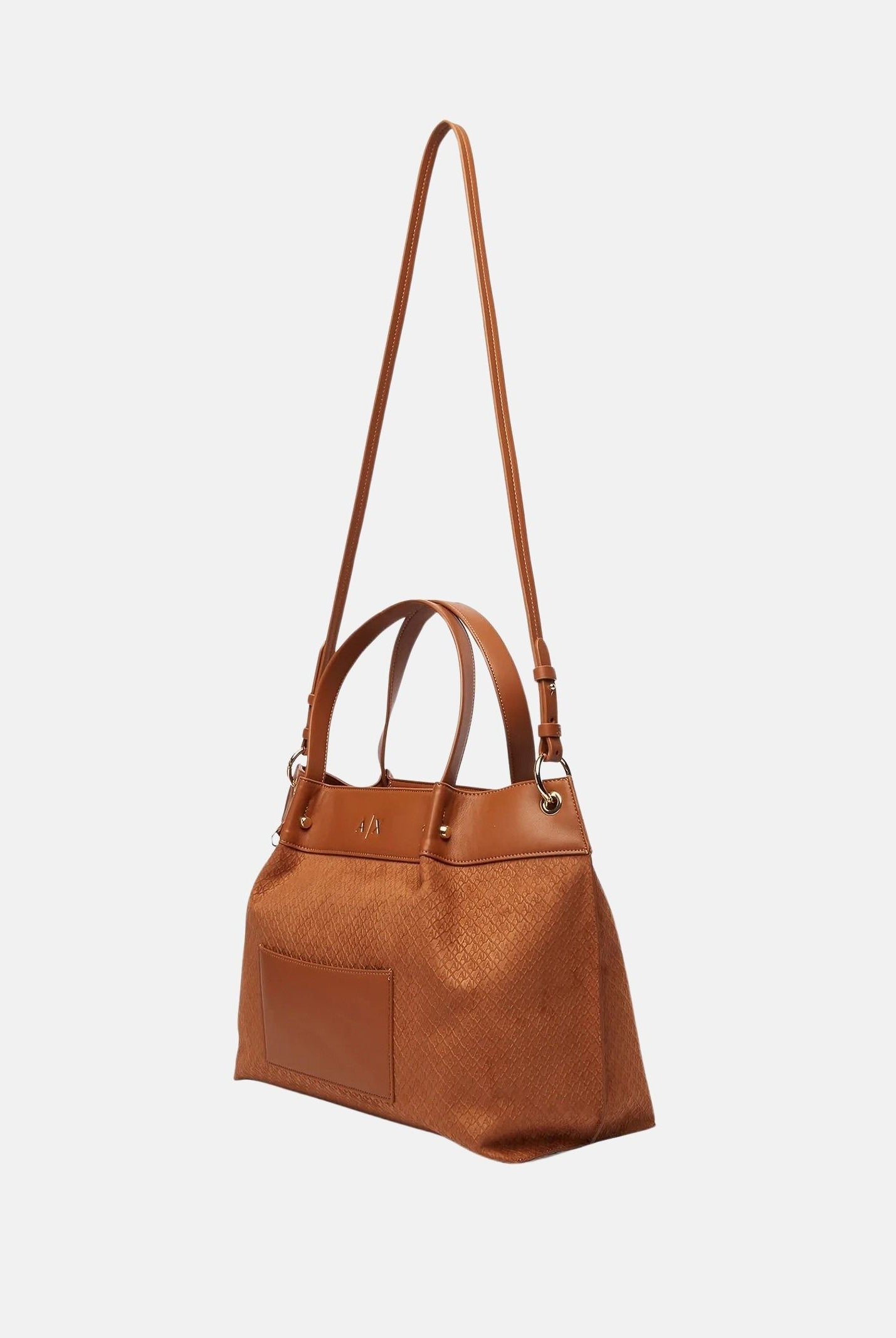 ARMANI EXCHANGE Borsa a mano cuoio da donna con logo A|X XW001211AF22645 U6223 ARMANI EXCHANGE