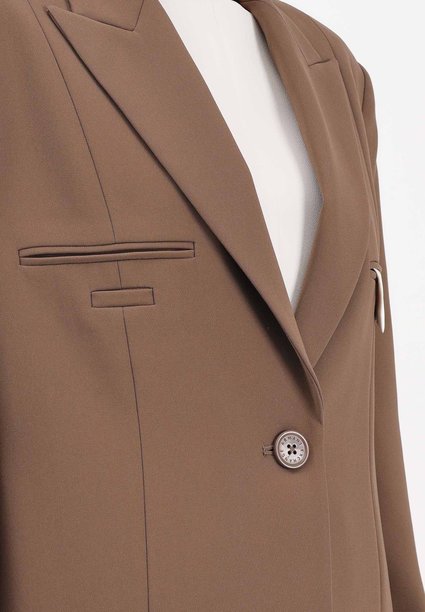 ARMANI EXCHANGE Giacca monopetto marrone da donna XW001938AF21529 U6136 ARMANI EXCHANGE