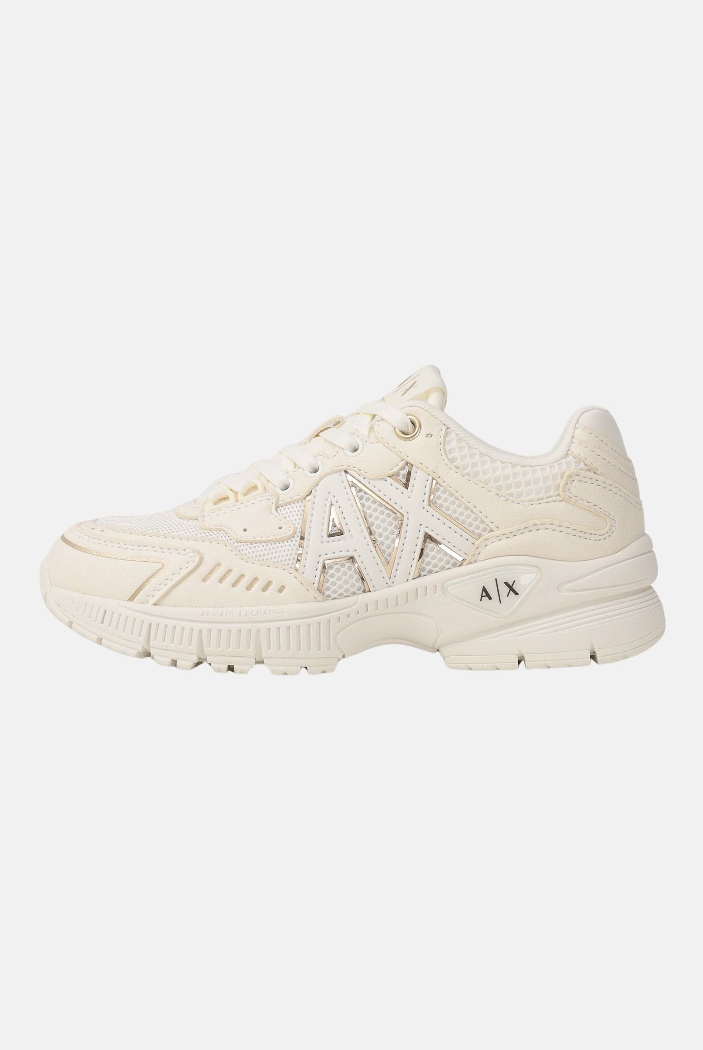 ARMANI EXCHANGE Sneakers panna da donna con logo XW002153AF22757 MZ128 ARMANI EXCHANGE