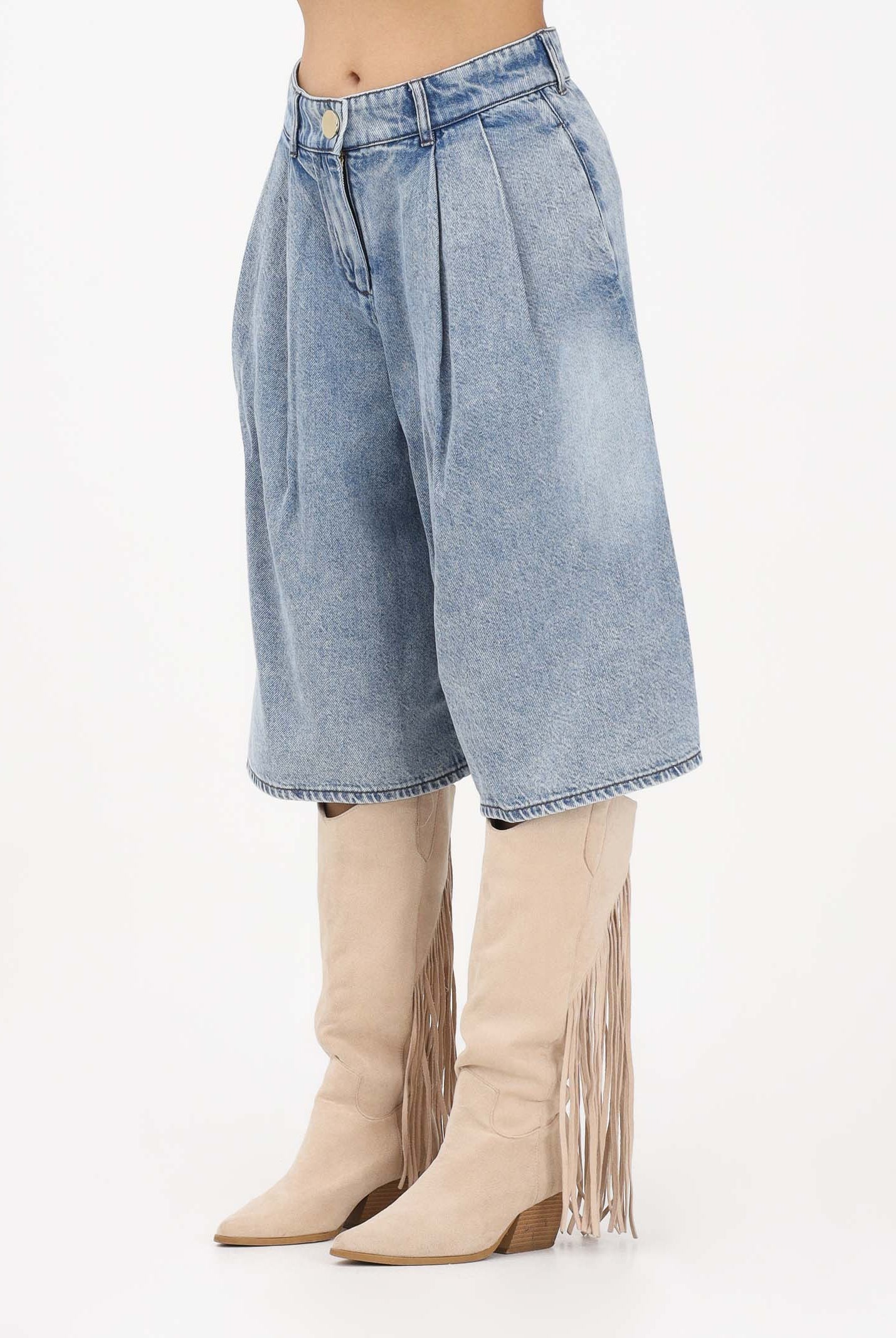 ARMANI EXCHANGE Bermuda in denim chiaro da donna XW002266AF21338 MB001 ARMANI EXCHANGE