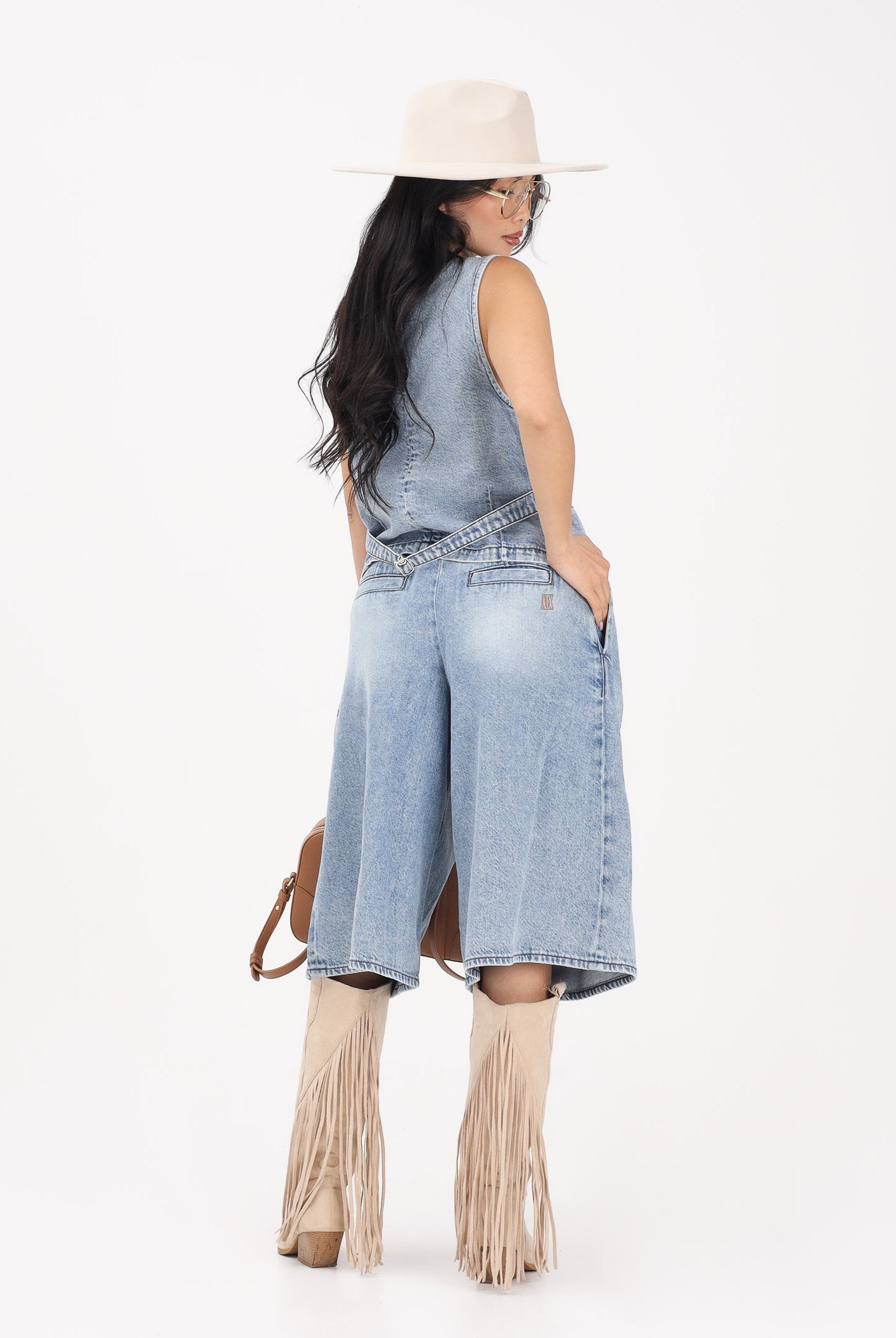 ARMANI EXCHANGE Bermuda in denim chiaro da donna XW002266AF21338 MB001 ARMANI EXCHANGE