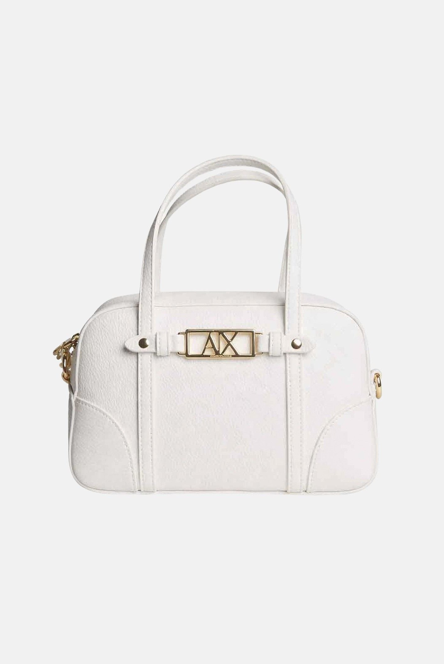 ARMANI EXCHANGE Borsa a mano bianca da donna con logo XW002611AF15632 U0011 ARMANI EXCHANGE