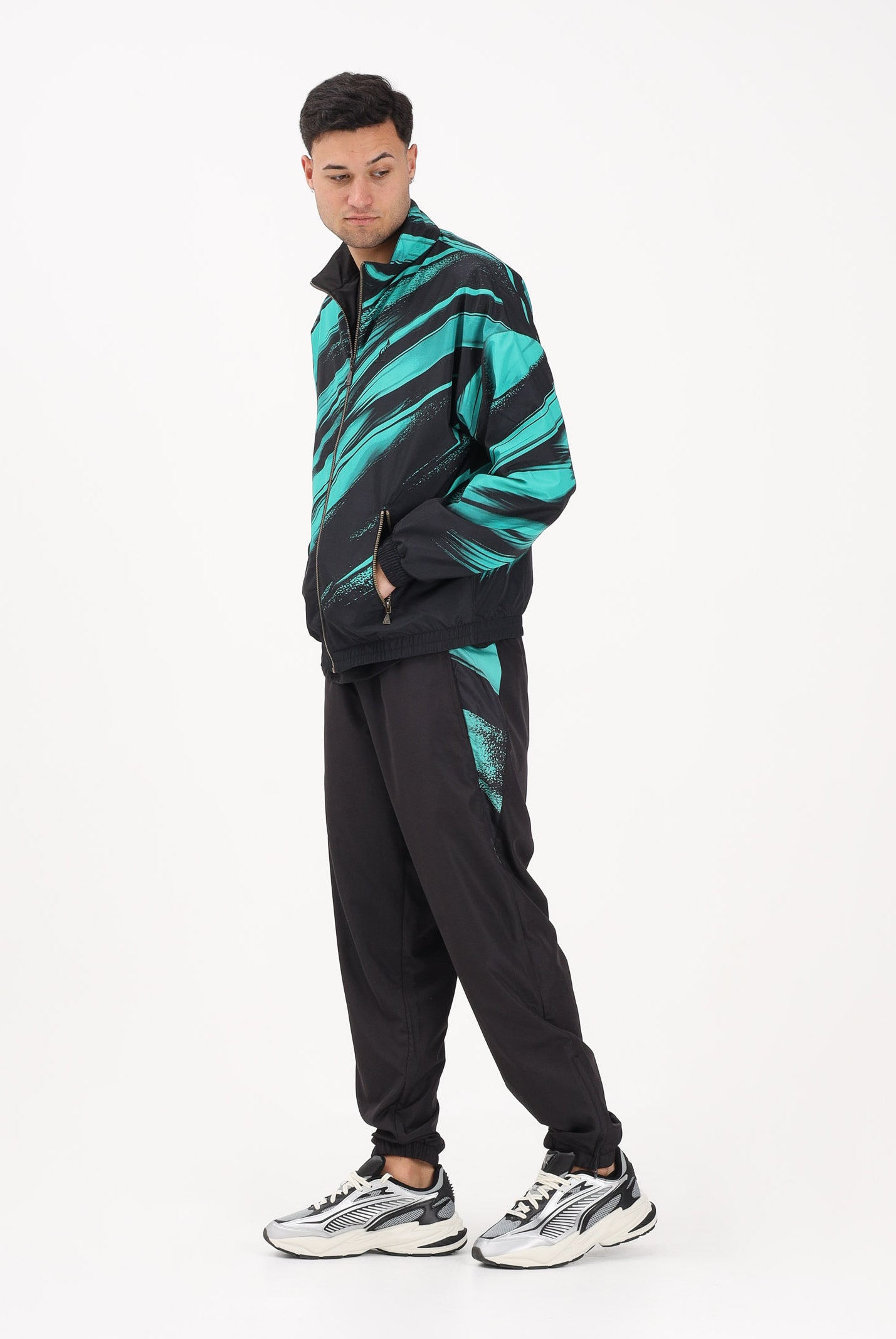 AUSTRALIAN Pantalone sportivo Brush nero da uomo ARUPA0018BRUS01 003 AUSTRALIAN
