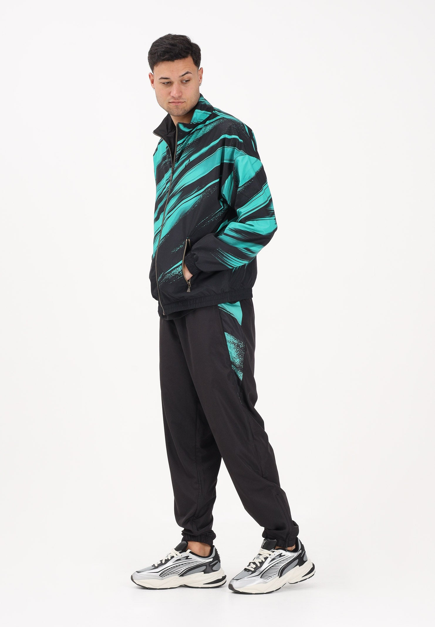 AUSTRALIAN Pantalone sportivo Brush nero da uomo ARUPA0018BRUS01 003 AUSTRALIAN