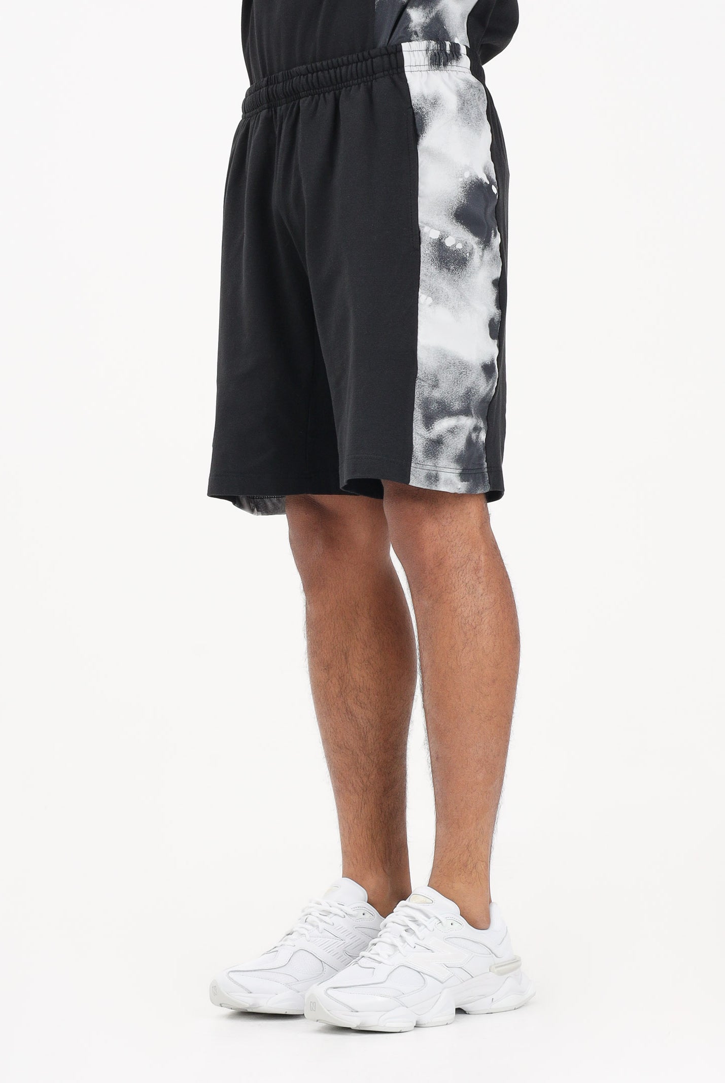 AUSTRALIAN Shorts sportivo nero da uomo con inserto stampato SPUSH0015836 003 AUSTRALIAN