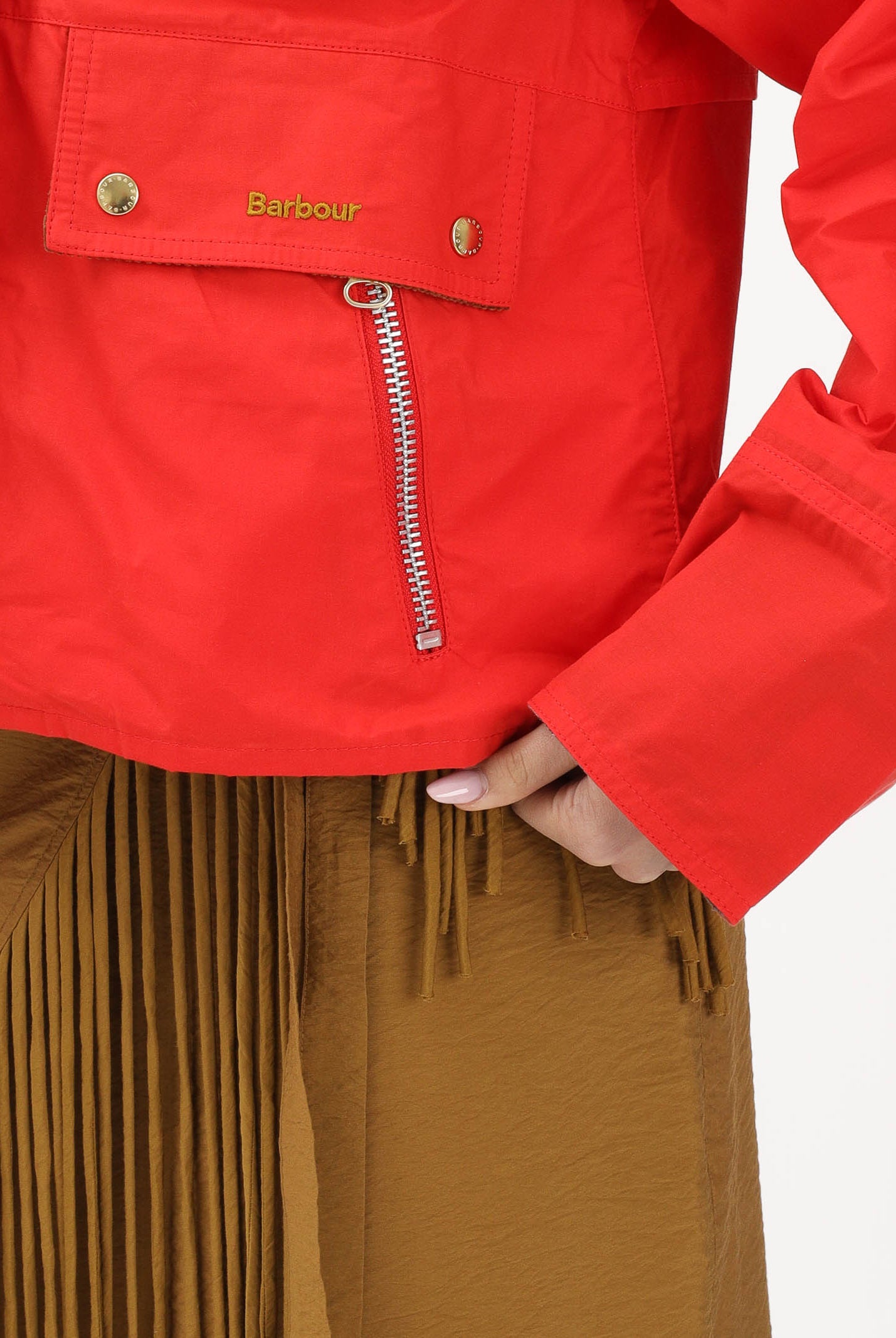 BARBOUR Giacca a vento Mackworth rossa da donna 261-LCA0398 RE51 BARBOUR
