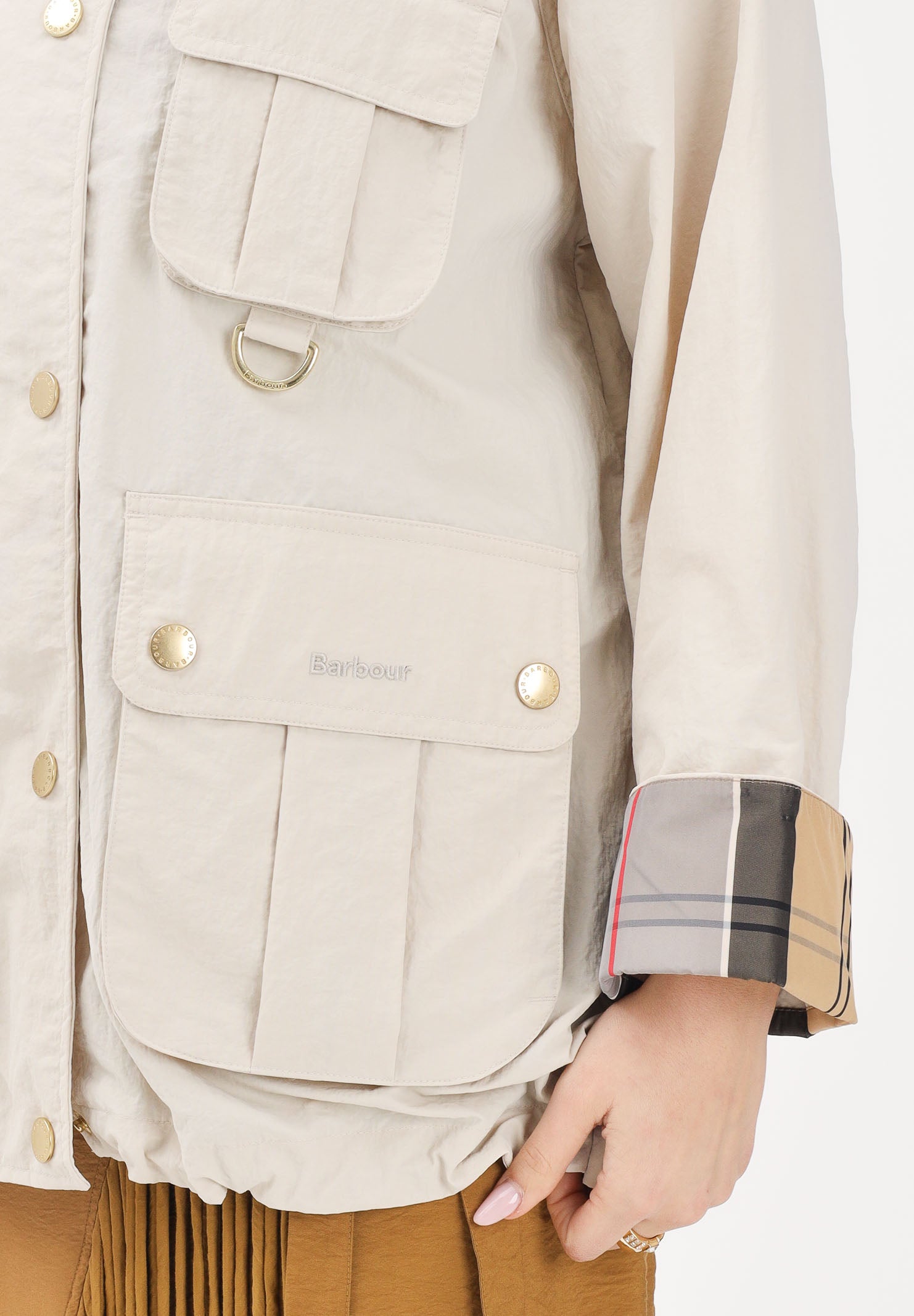 BARBOUR Giacca a vento Debbie beige da donna 261-LSP0301 CR11 BARBOUR