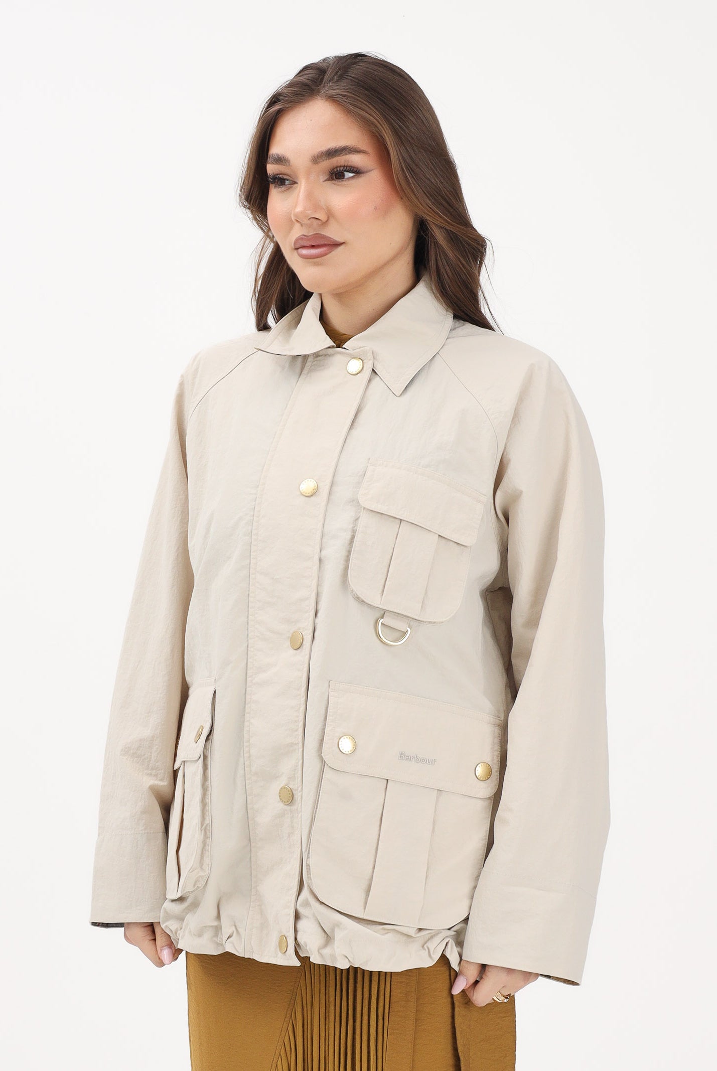 BARBOUR Giacca a vento Debbie beige da donna 261-LSP0301 CR11 BARBOUR