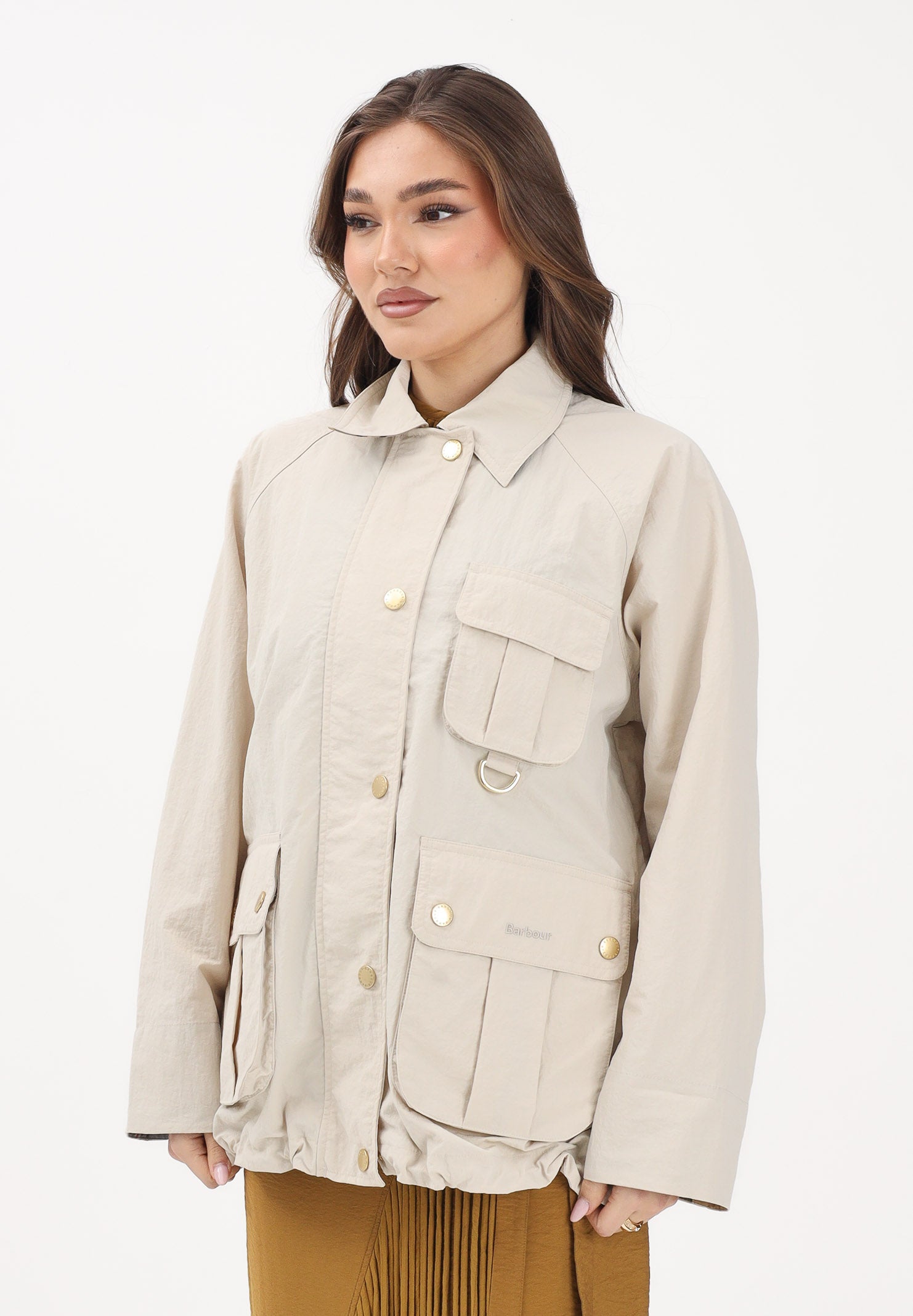 BARBOUR Giacca a vento Debbie beige da donna 261-LSP0301 CR11 BARBOUR
