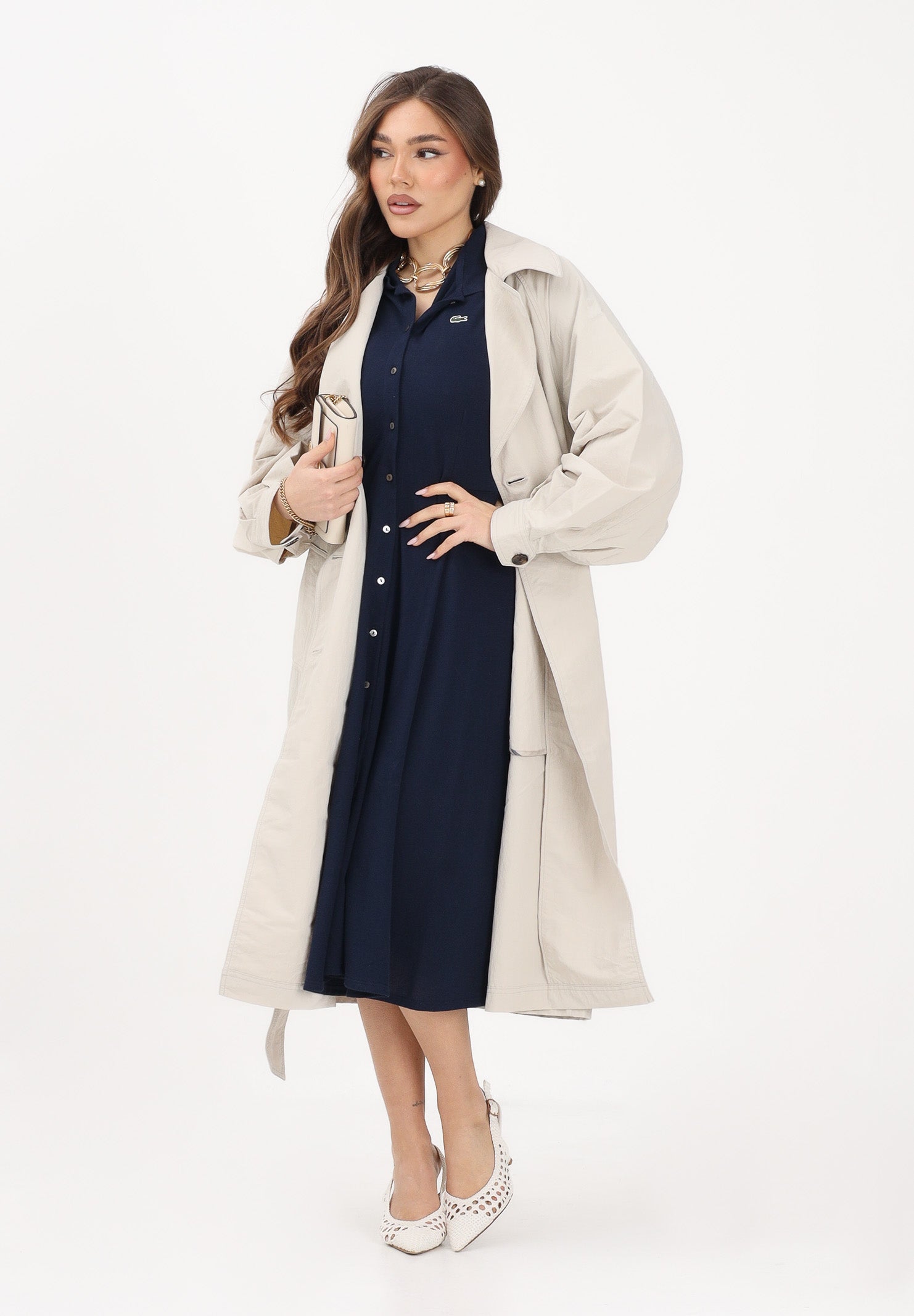 BARBOUR Trench Layla beige da donna 261-LSP0316 ST31 BARBOUR