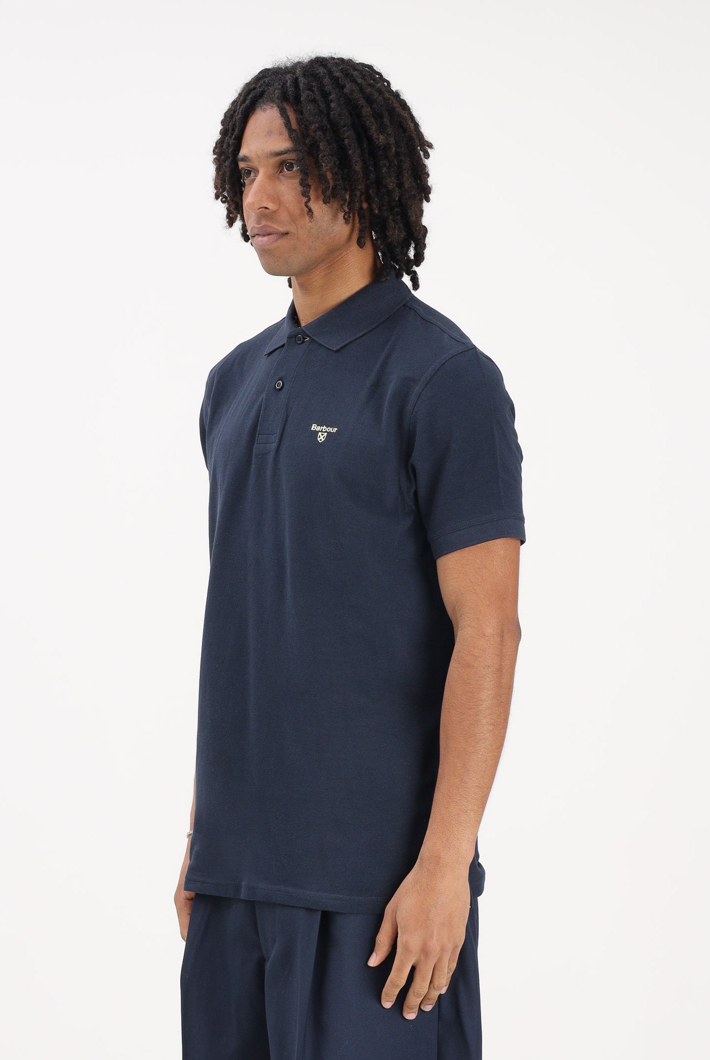 BARBOUR Polo a manica corta Sports blu da uomo 261-MML1367 NY91 BARBOUR