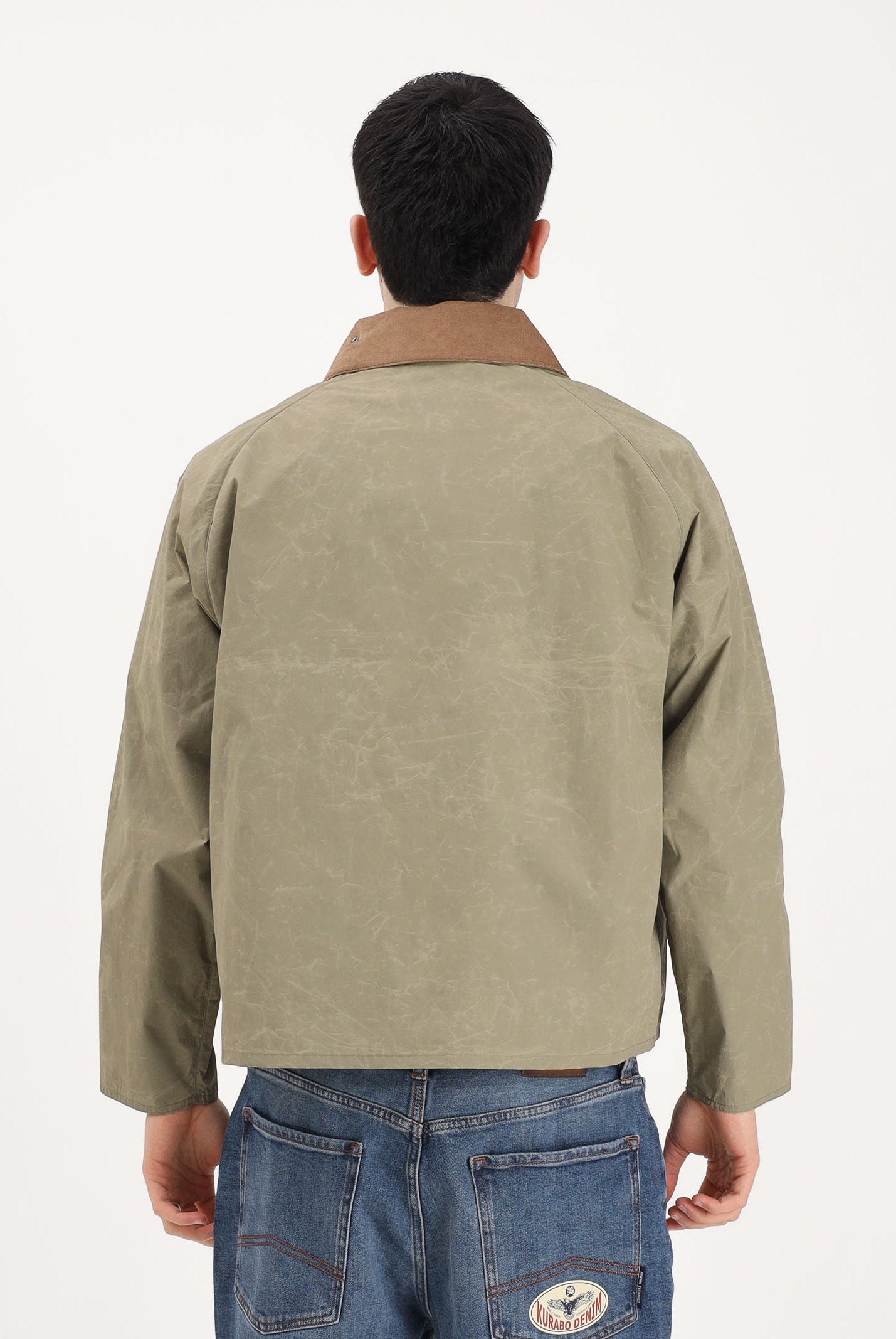 BARBOUR Giacca a vento Ripstop Transport verde oliva da uomo 261-MSP0175 OL31 BARBOUR