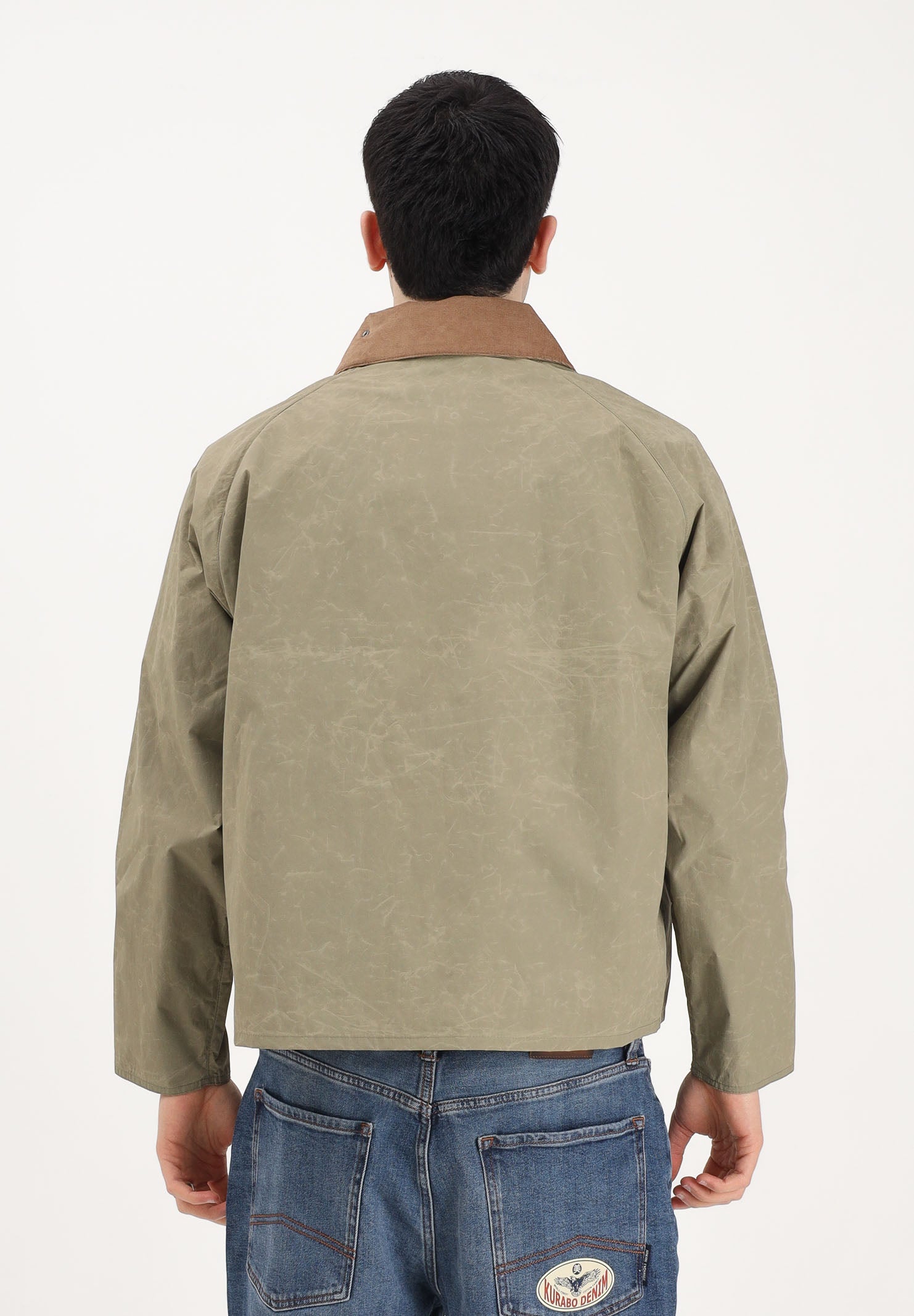 BARBOUR Giacca a vento Ripstop Transport verde oliva da uomo 261-MSP0175 OL31 BARBOUR