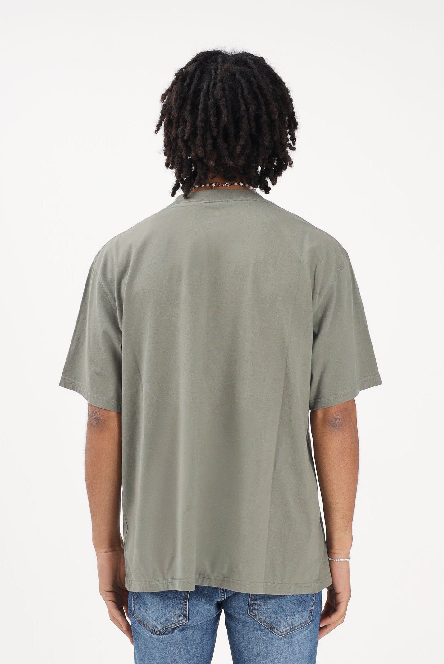 BARBOUR T-shirt a manica corta Links verde militare da uomo 261-MTS1556 GN68 BARBOUR