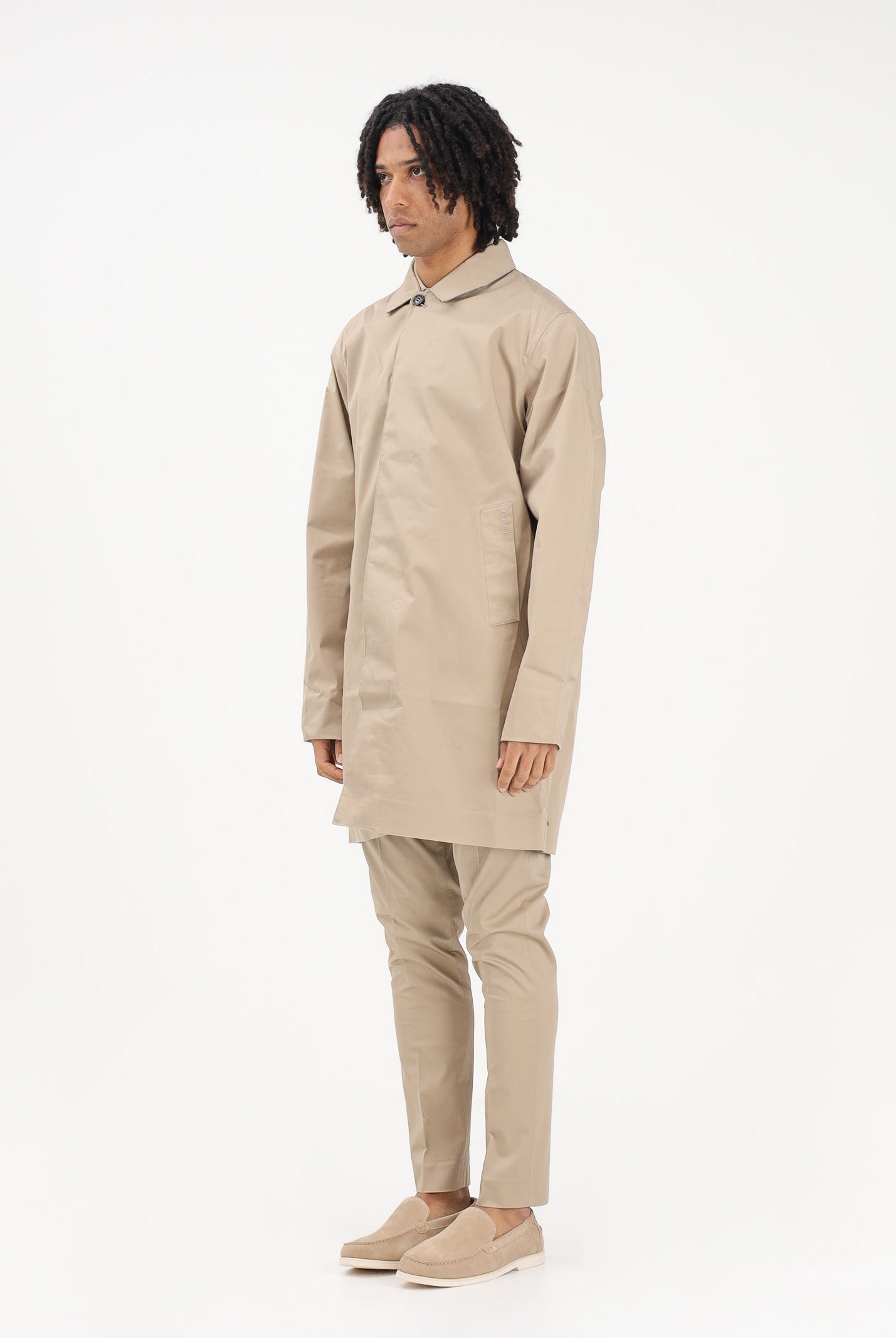 BARBOUR Trench Mac leggero Rokig beige da uomo 261-MWB0856 ST72 BARBOUR