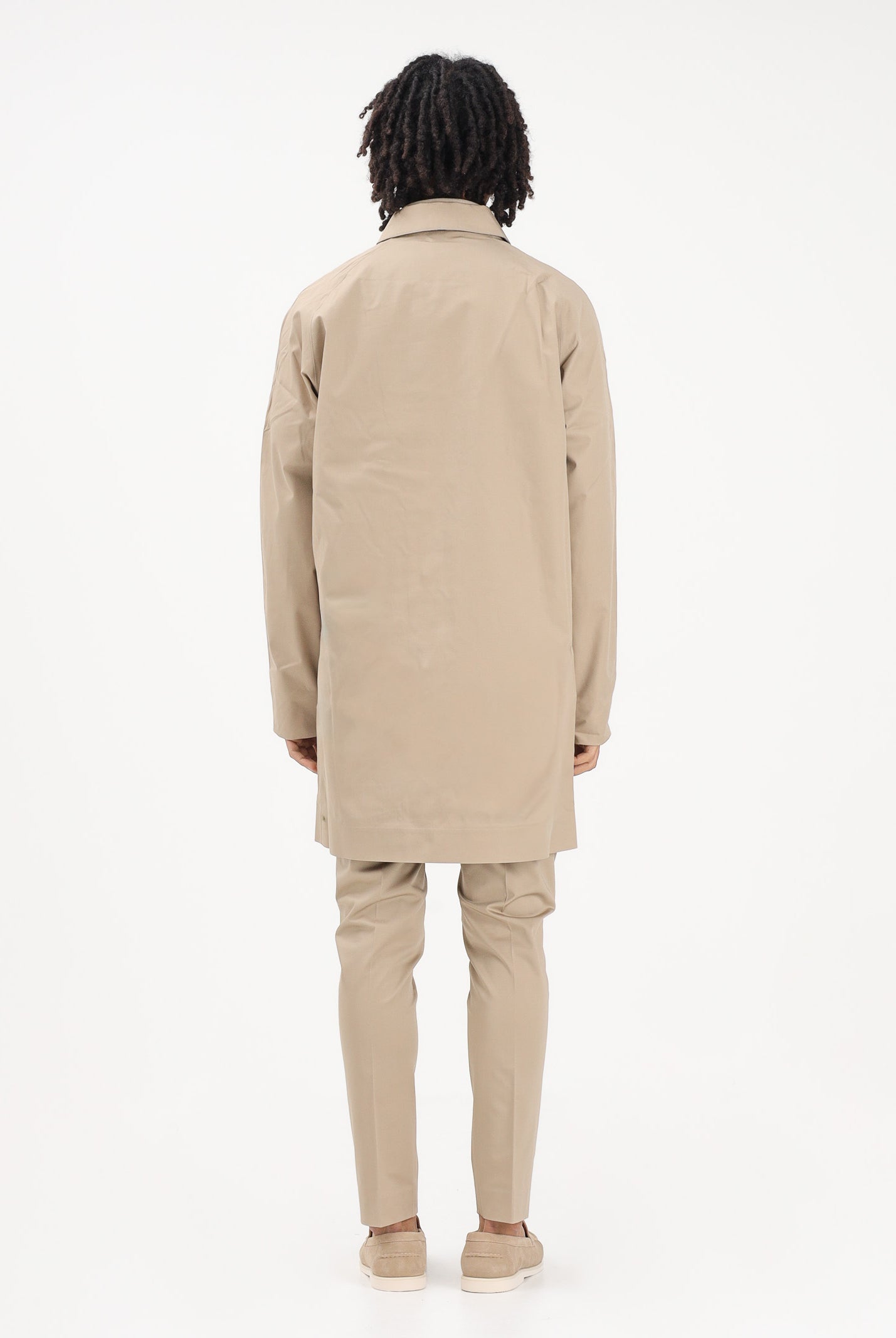BARBOUR Trench Mac leggero Rokig beige da uomo 261-MWB0856 ST72 BARBOUR
