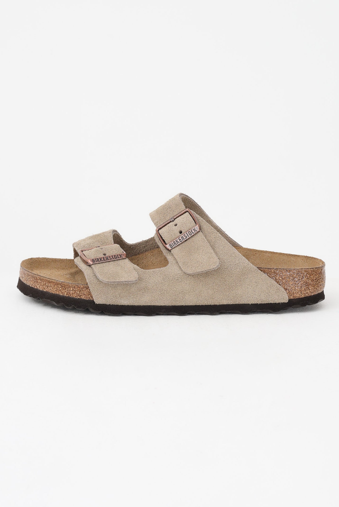 BIRKENSTOCK Ciabatte Arizona color taupe per uomo e donna 051463 . BIRKENSTOCK