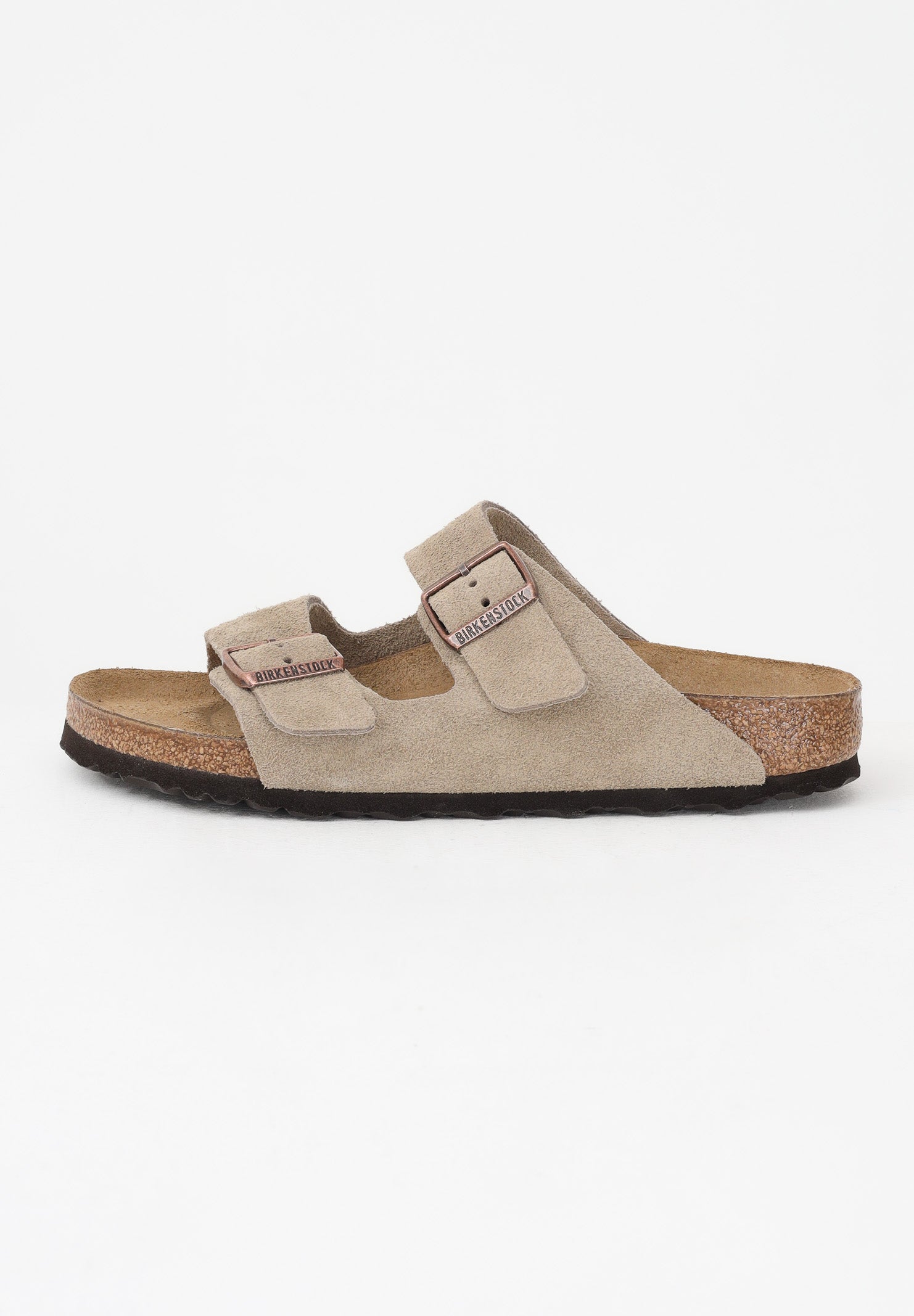 BIRKENSTOCK Ciabatte Arizona color taupe per uomo e donna 051463 . BIRKENSTOCK