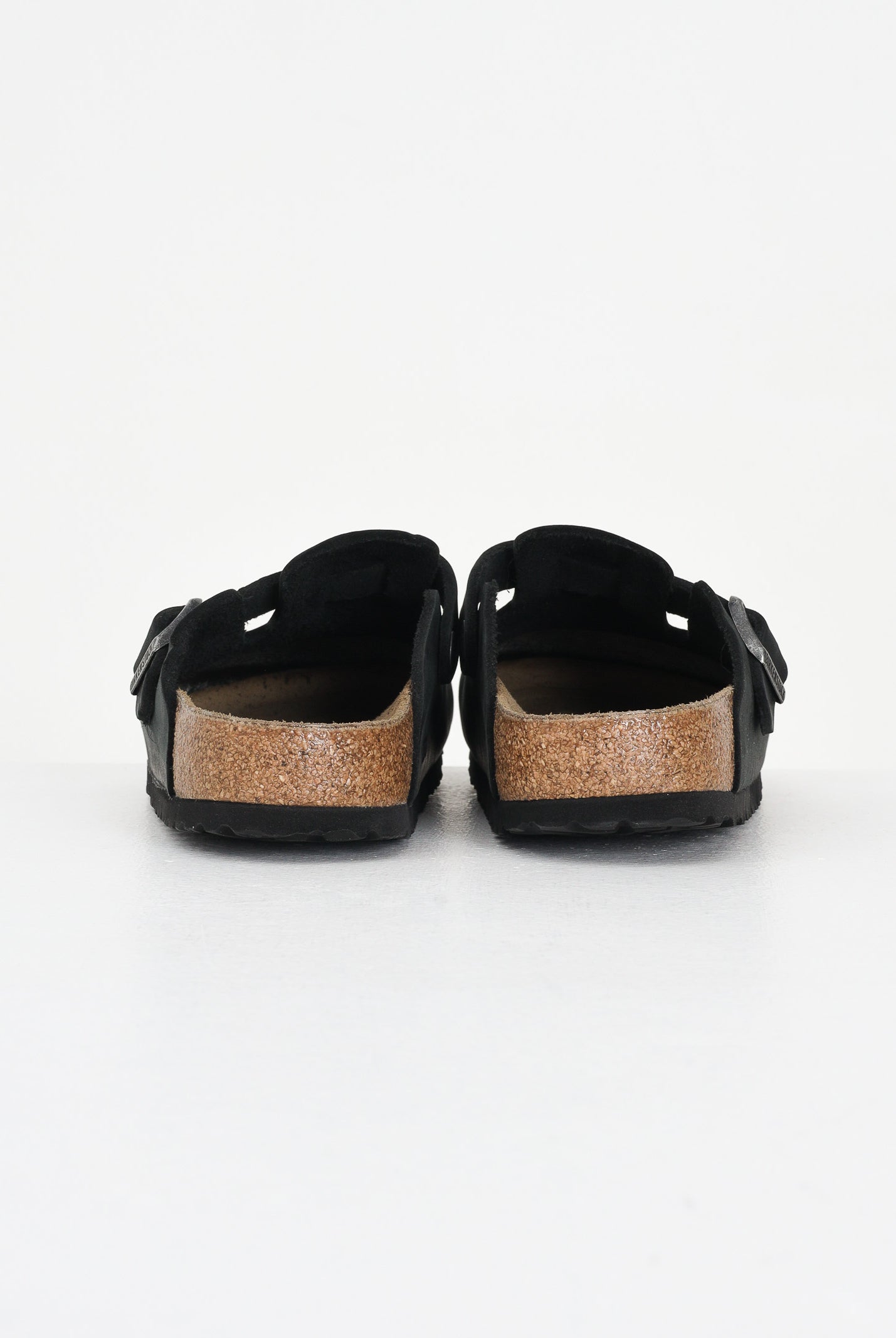 BIRKENSTOCK Ciabatte Boston nere per uomo e donna 059463 . BIRKENSTOCK
