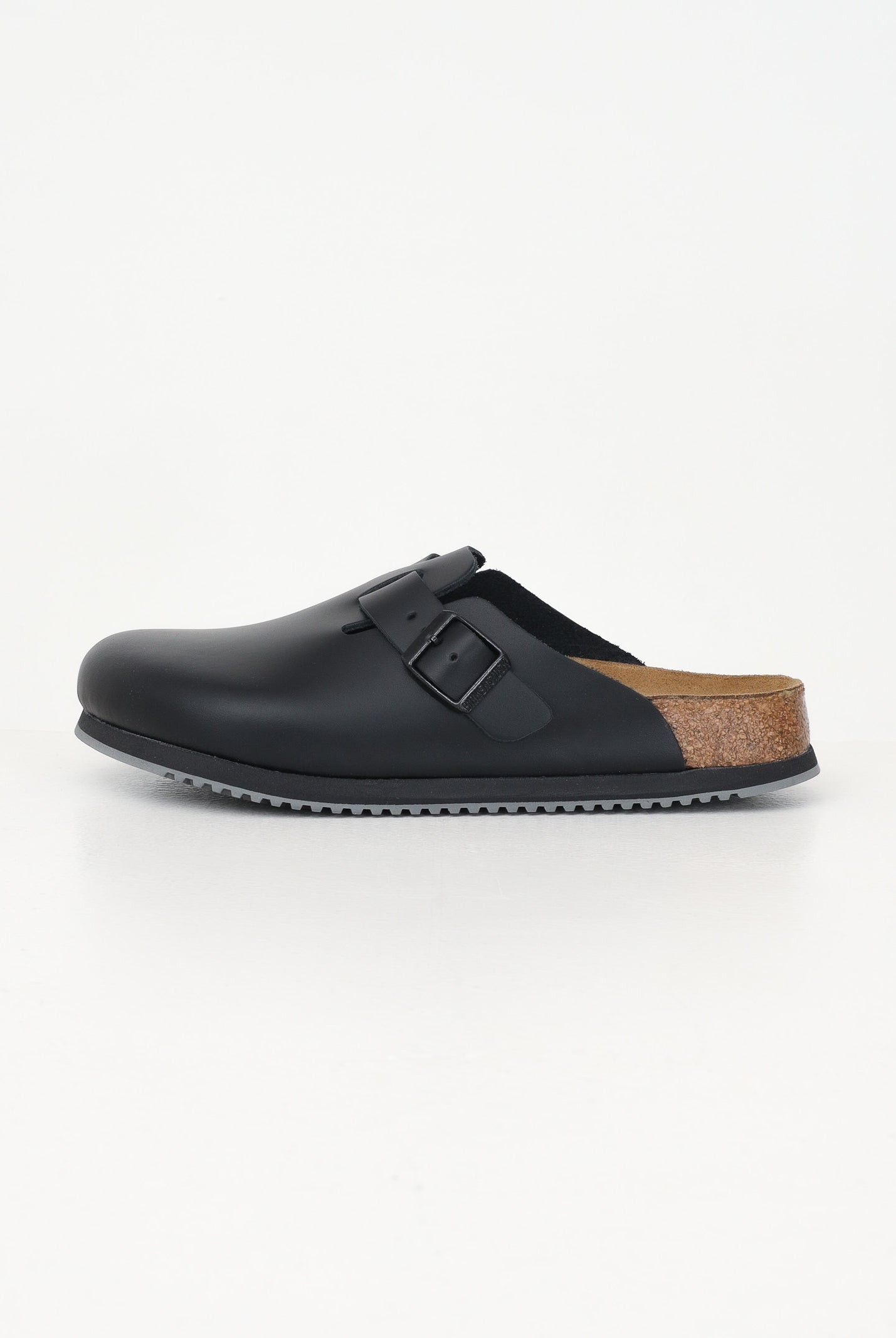 BIRKENSTOCK Ciabatta Boston nera per uomo e donna 060194 . BIRKENSTOCK