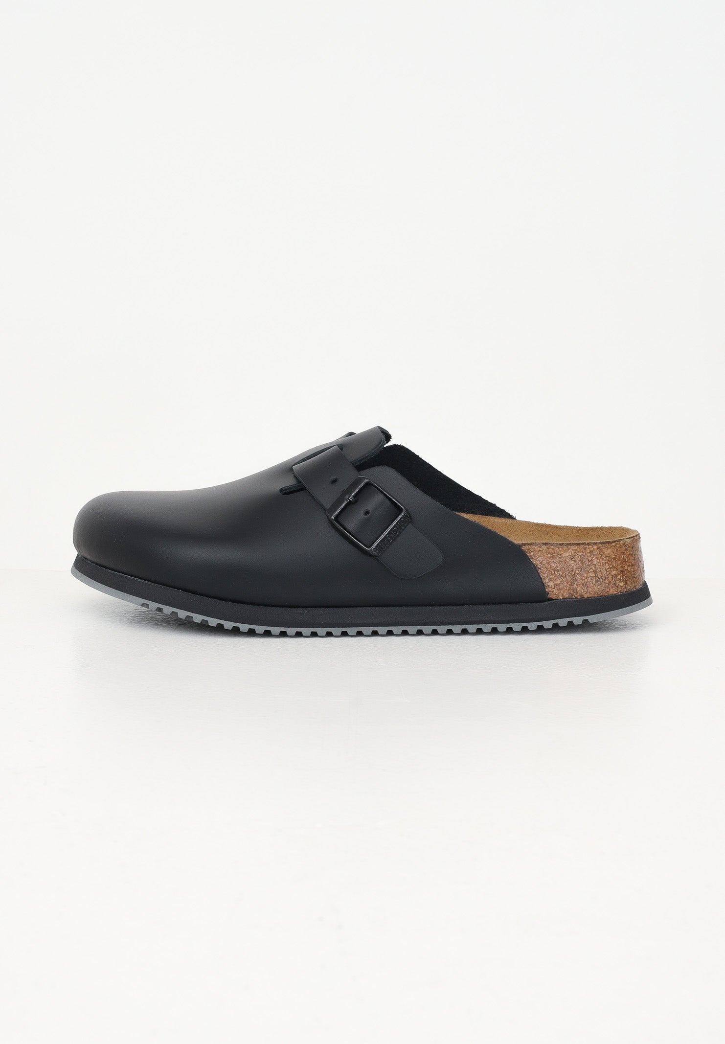BIRKENSTOCK Ciabatta Boston nera per uomo e donna 060194 . BIRKENSTOCK