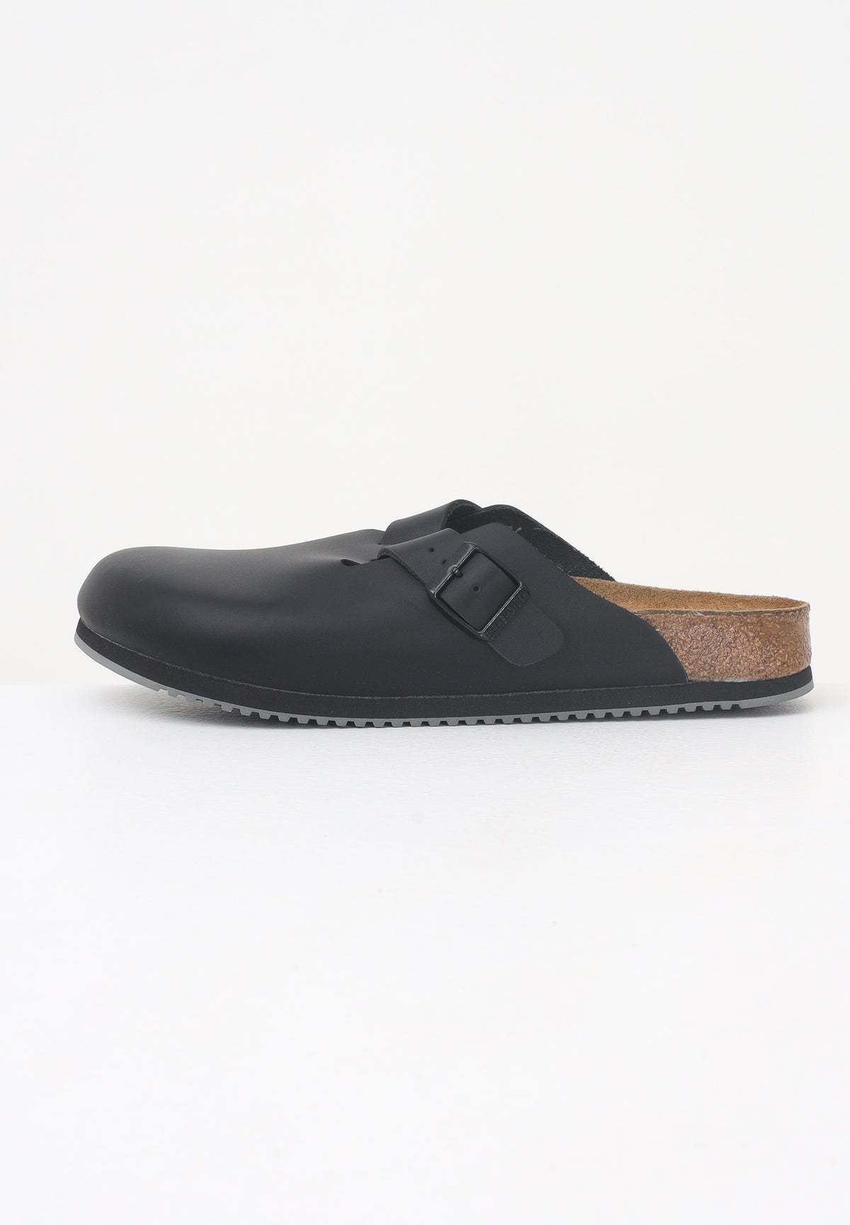 BIRKENSTOCK Ciabatte Boston Super grip nere per uomo e donna 060196 . BIRKENSTOCK