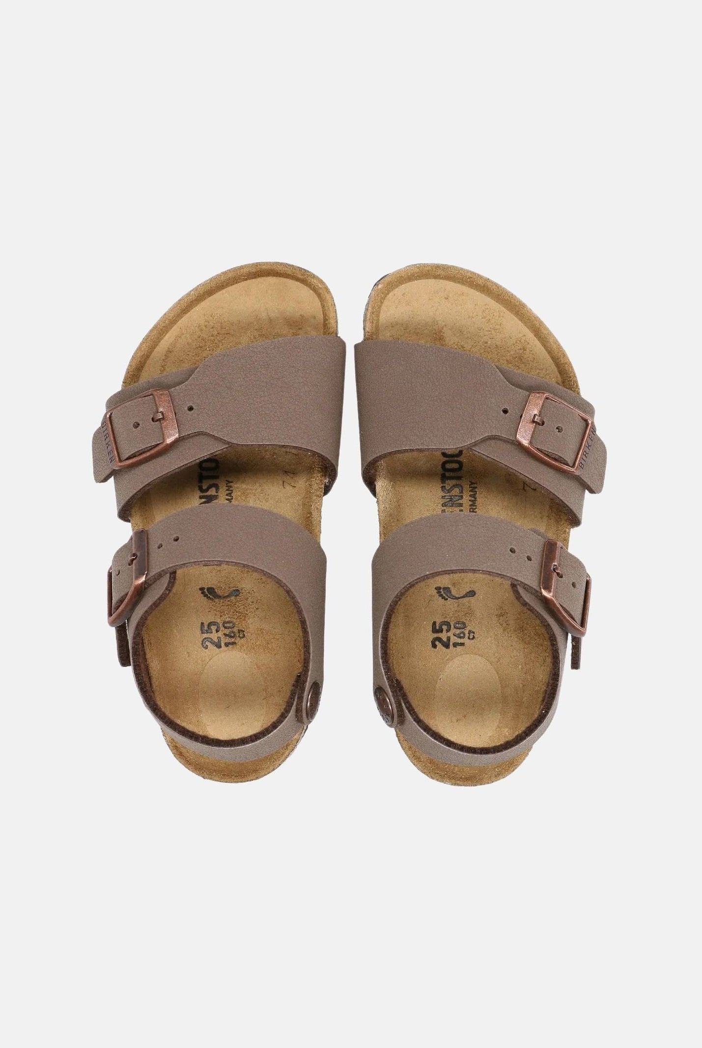 BIRKENSTOCK Sandali NEW YORK, basico marrone per bambino e bambina <BR/> 087783 - BIRKENSTOCK