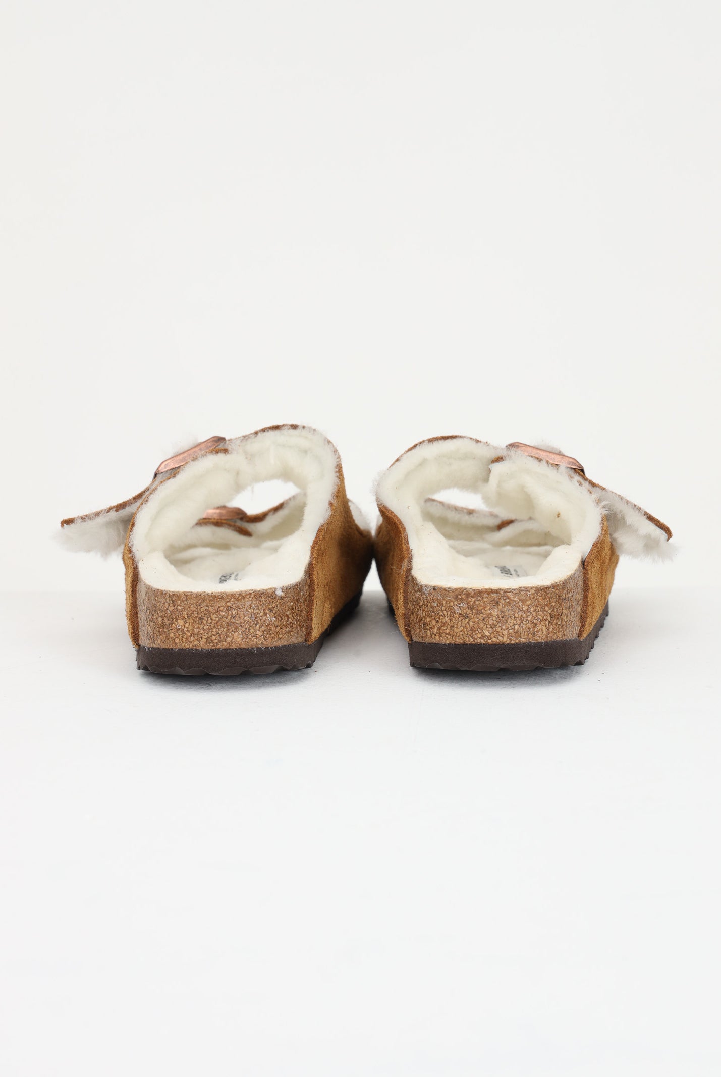 BIRKENSTOCK Ciabatte Arizona pelliccia di agnello beige per uomo e donna 1001135 . BIRKENSTOCK
