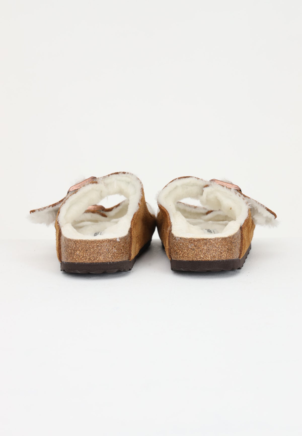 BIRKENSTOCK Ciabatte Arizona pelliccia di agnello beige per uomo e donna 1001135 . BIRKENSTOCK