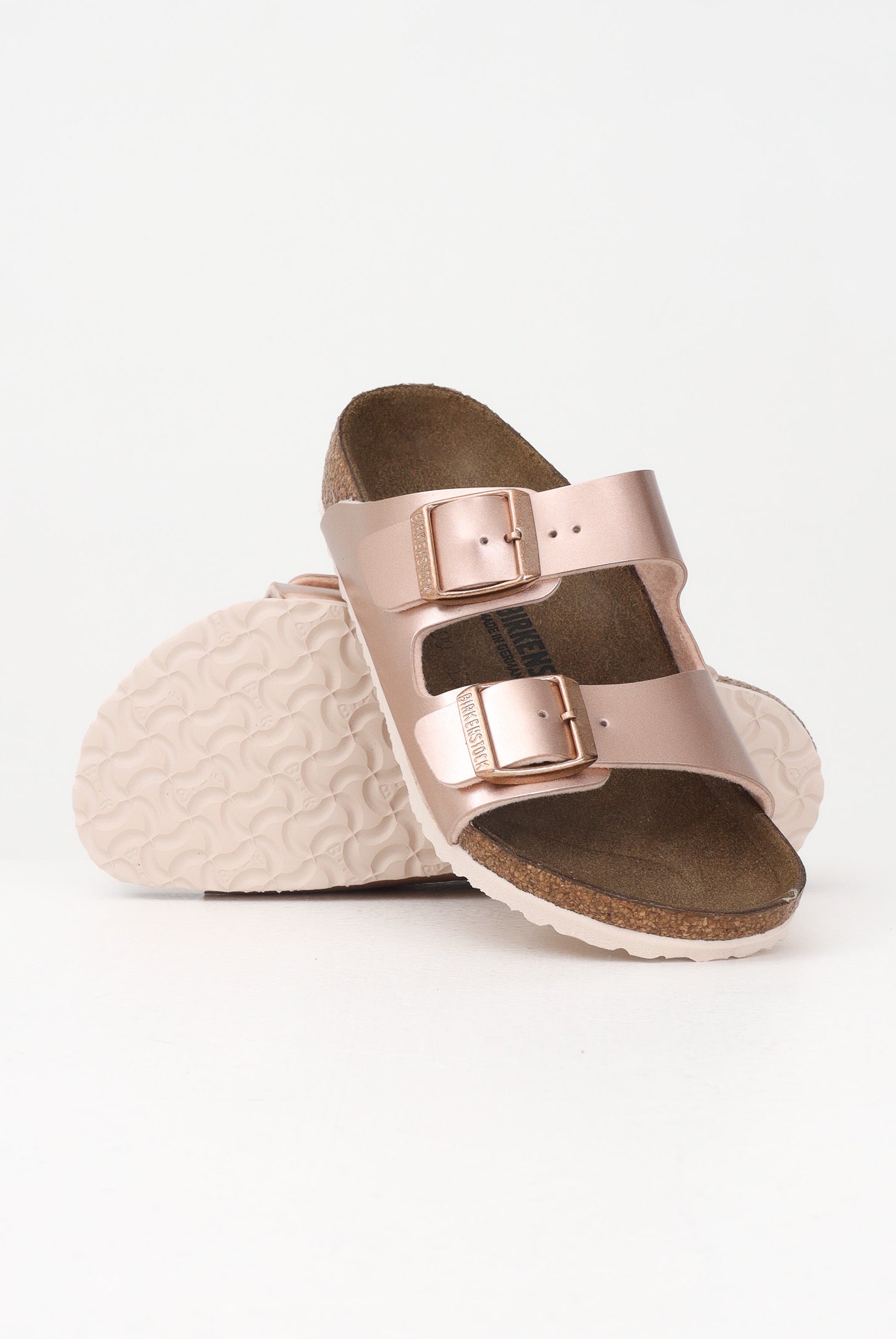 BIRKENSTOCK Ciabatte Arizona rosa gold da bambina 1012478 . BIRKENSTOCK